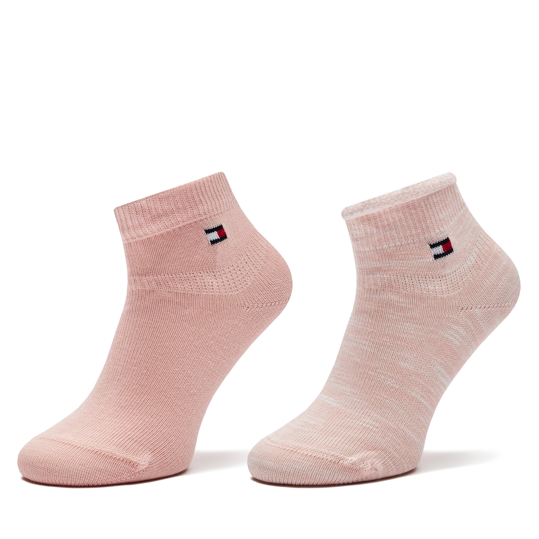 2 pares de calcetines altos para niño Tommy Hilfiger 701229880 Rosa