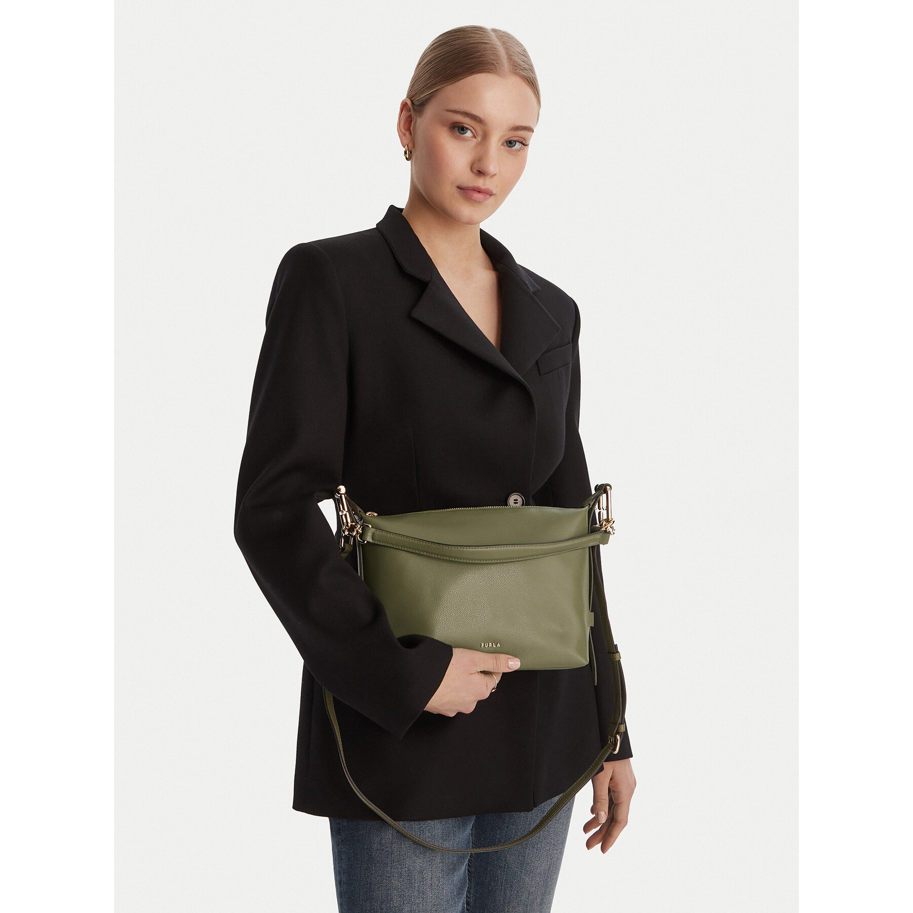 Дамска чанта Furla Tonie Mini WE00877 A.0023 CN 4555S Зелен