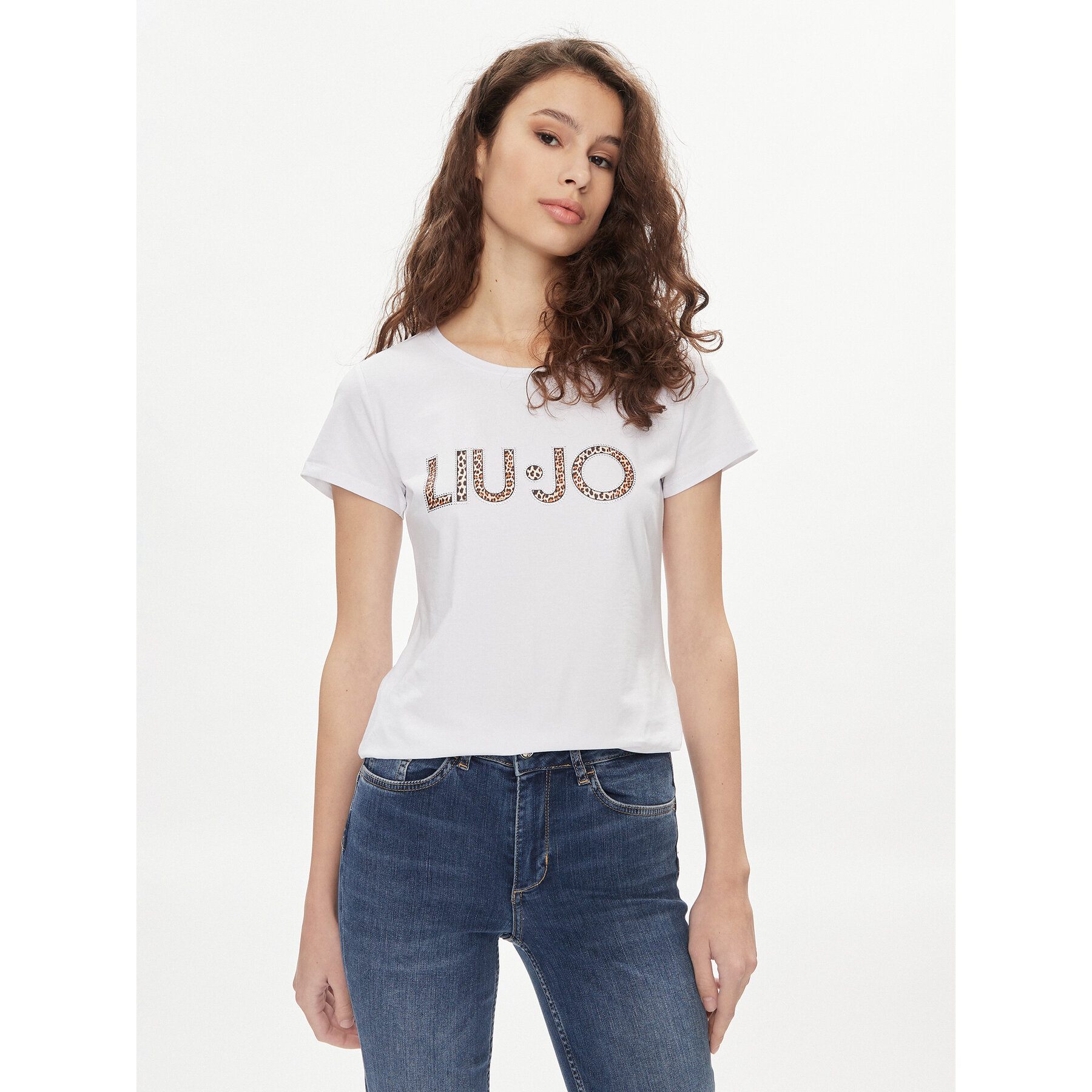 Liu Jo T-shirt VA4105 JS003 Bianco Regular Fit