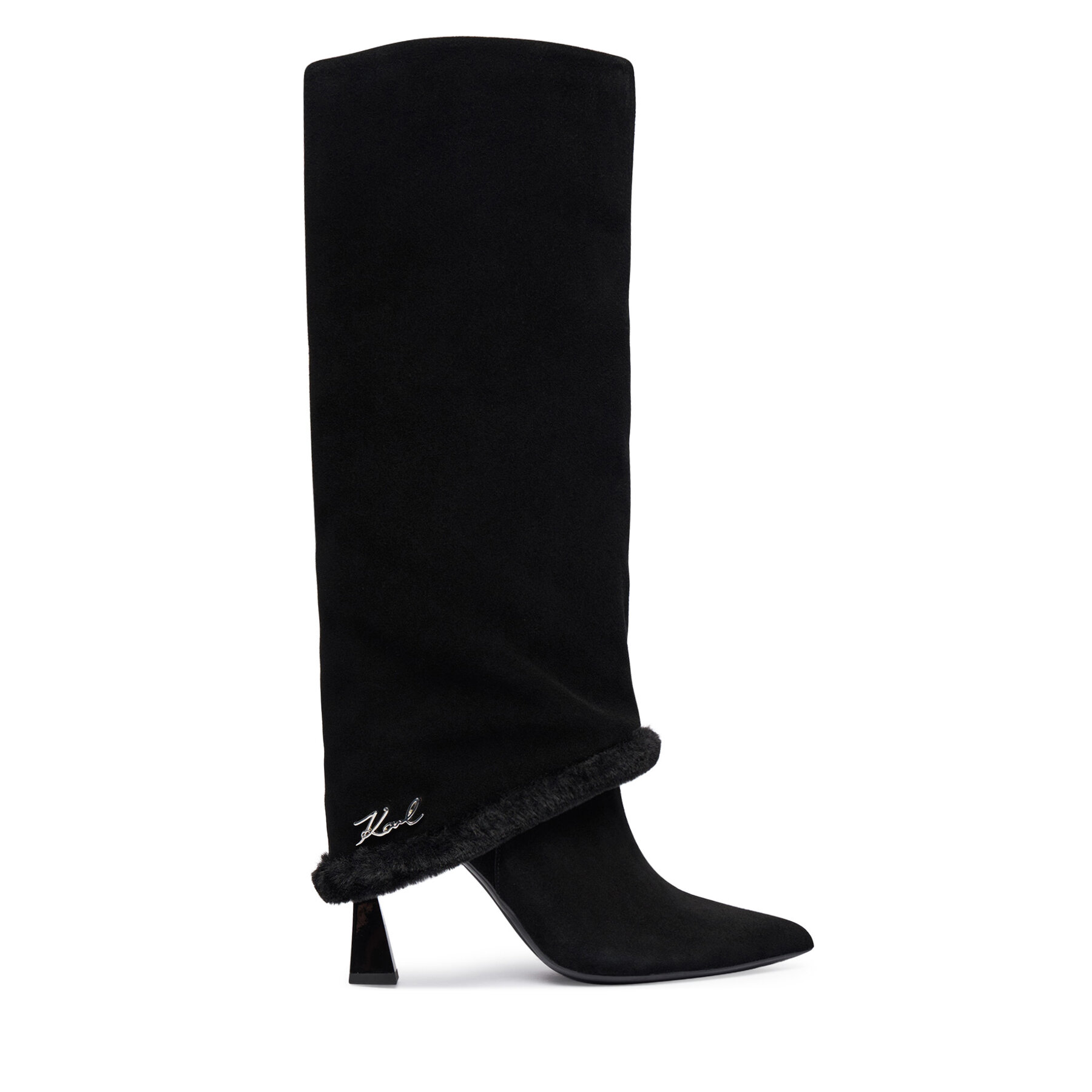 Čižmy KARL LAGERFELD Debutante KL32082 Čierna