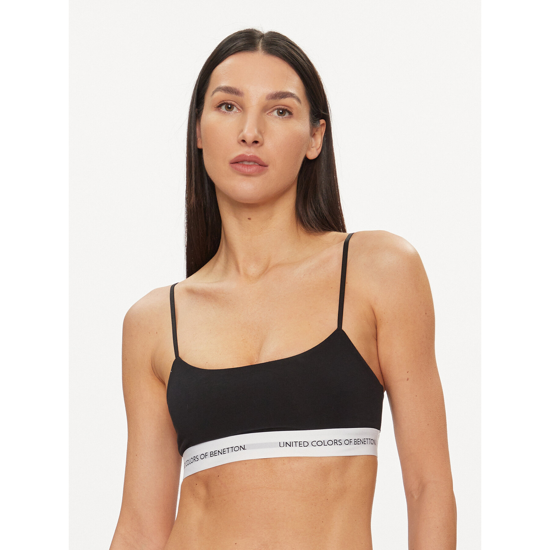 United Colors Of Benetton Σουτιέν τοπ 3OP81R00Q Μαύρο