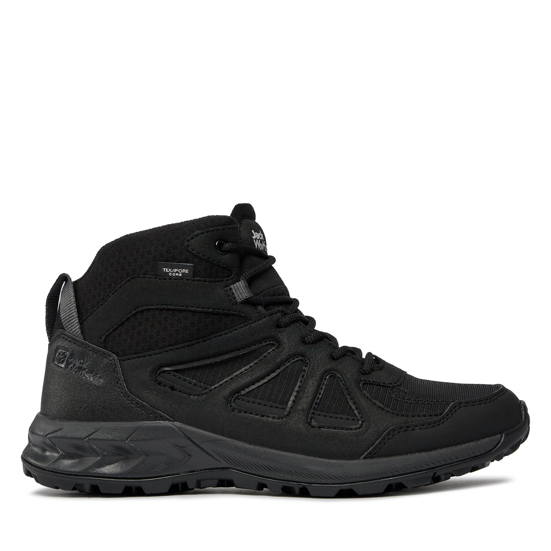 Jack Wolfskin Παπούτσια πεζοπορίας Jack Wolfskin Woodland 2 Texapore Mid M 4051261 Μαύρο