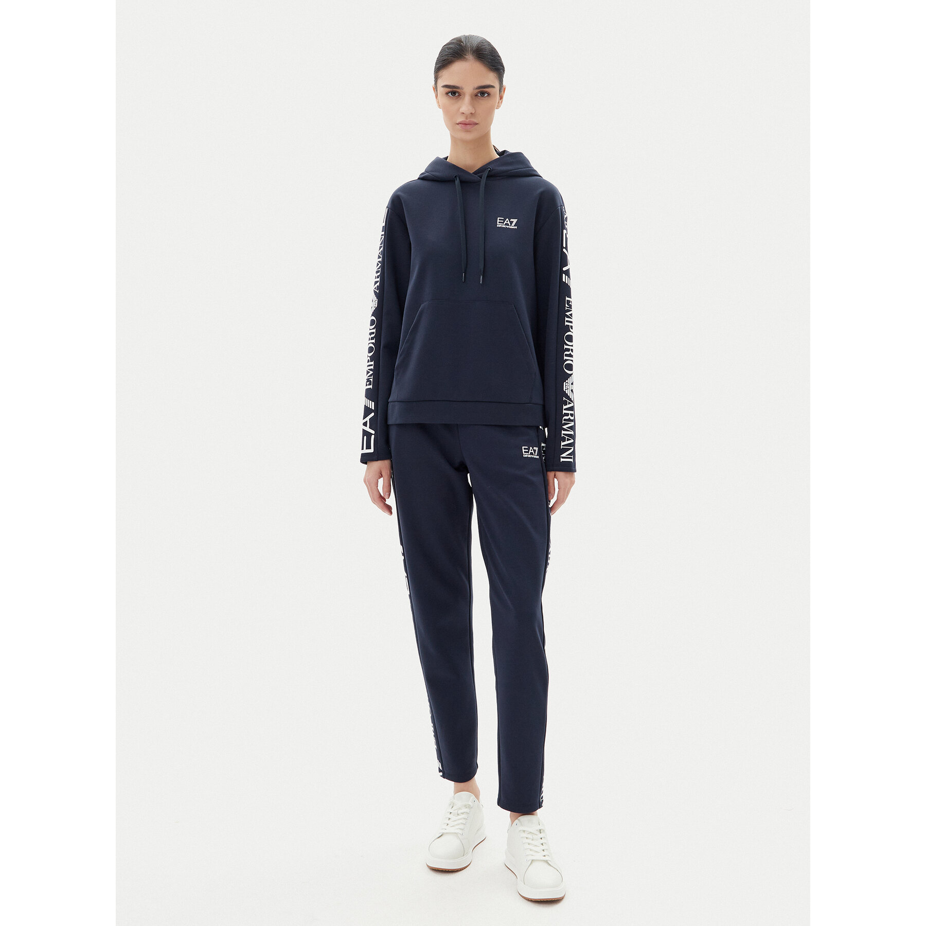 EA7 Emporio Armani Jogginganzug 7W000116 AF10443 UB102 Dunkelblau Regular Fit