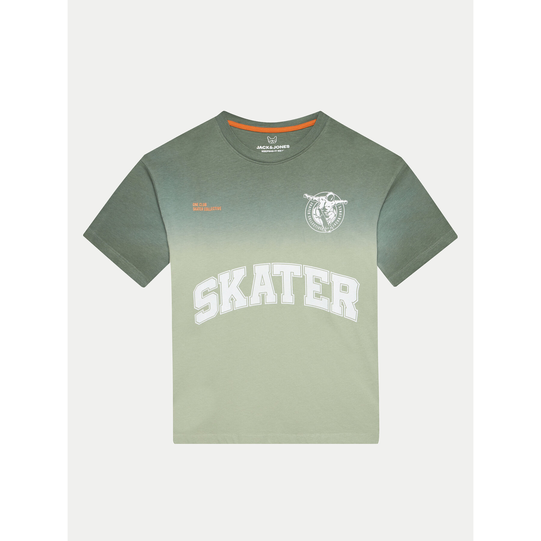 Jack&Jones Junior Jack&Jones Junior T-Shirt Jcocsc 12257685 Γκρι Volume Fit