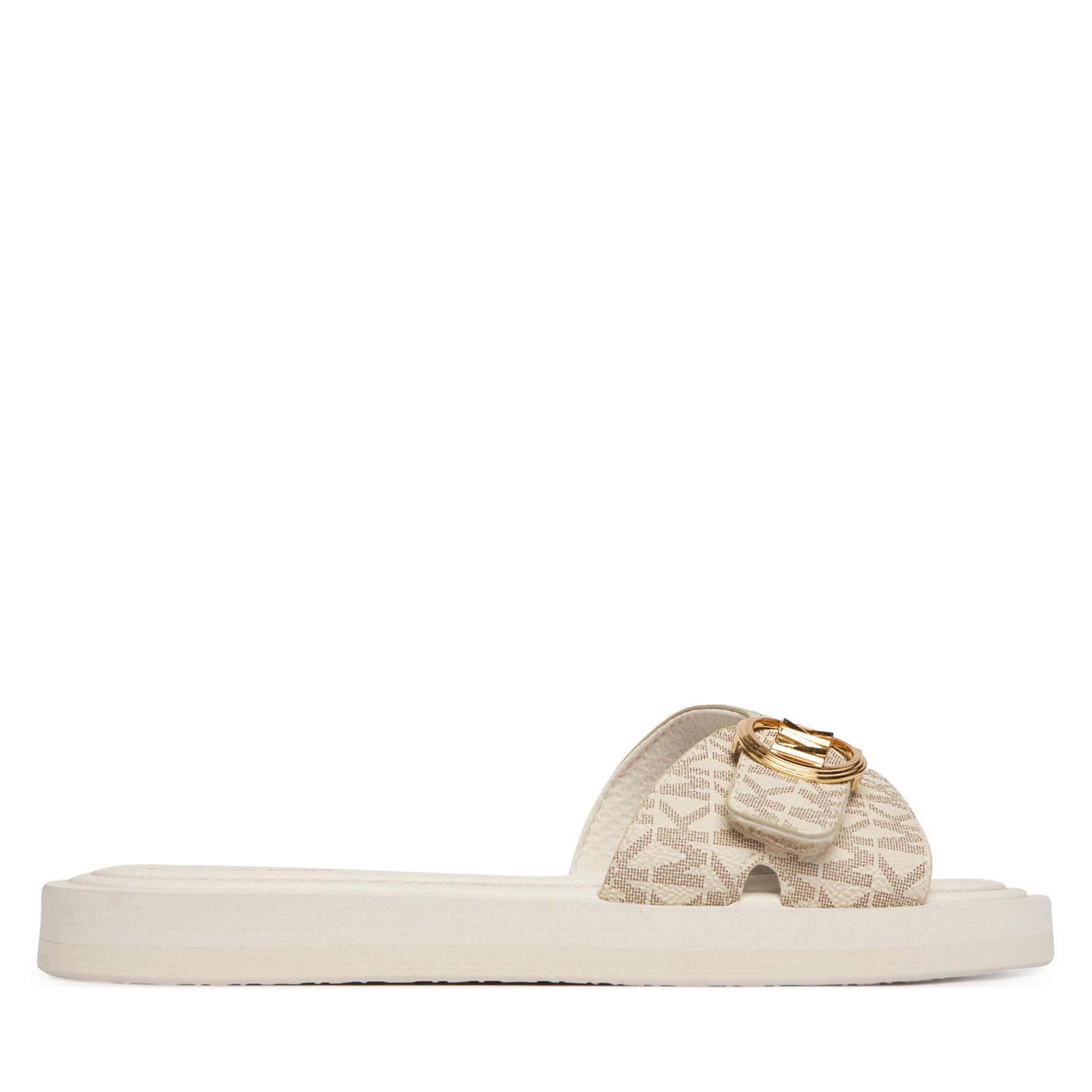 Natikače MICHAEL Michael Kors MK Pool 40R6MKFA1B Krem