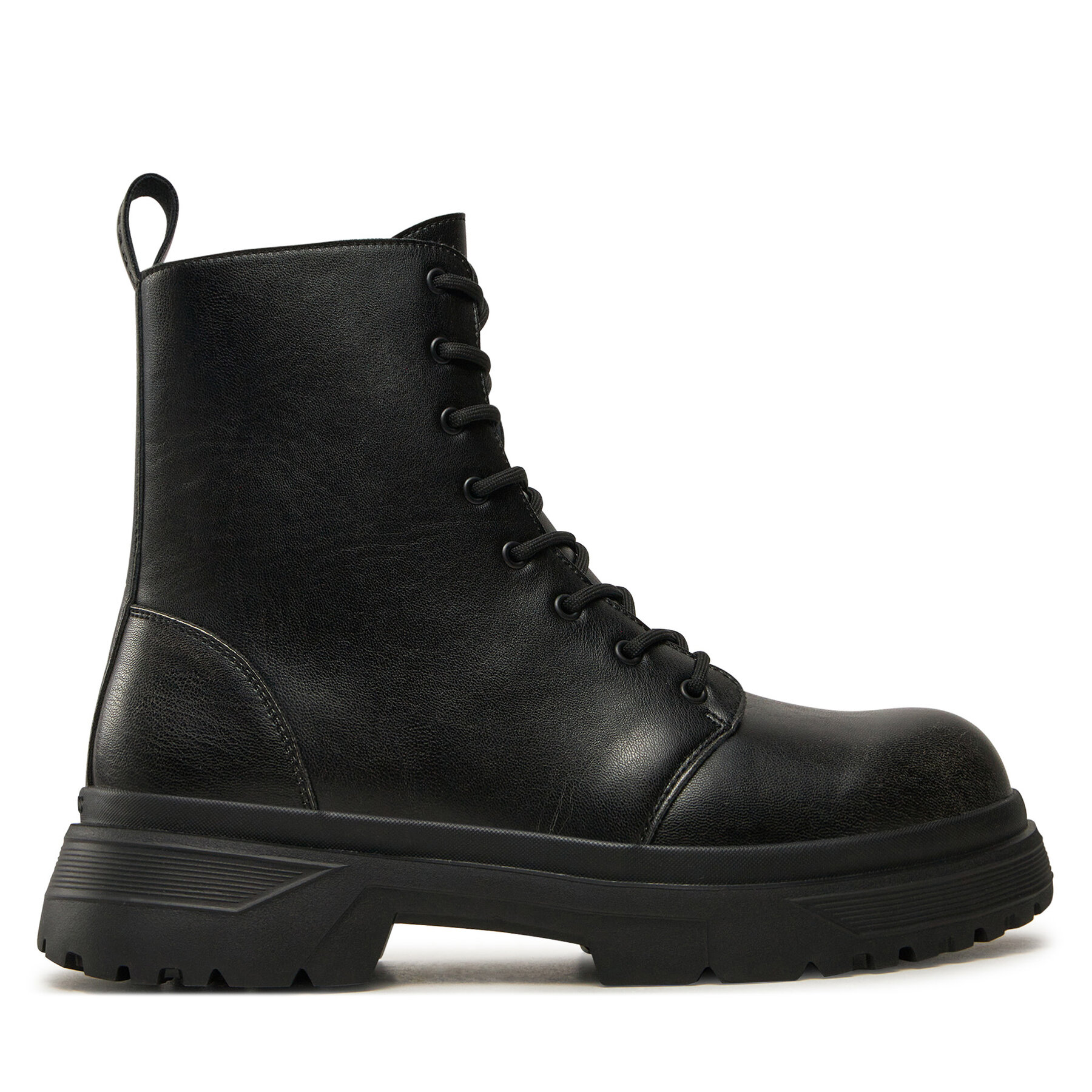 Trapper stila apavi Guess Palermo Boot FMFPAL ELE11 Melns