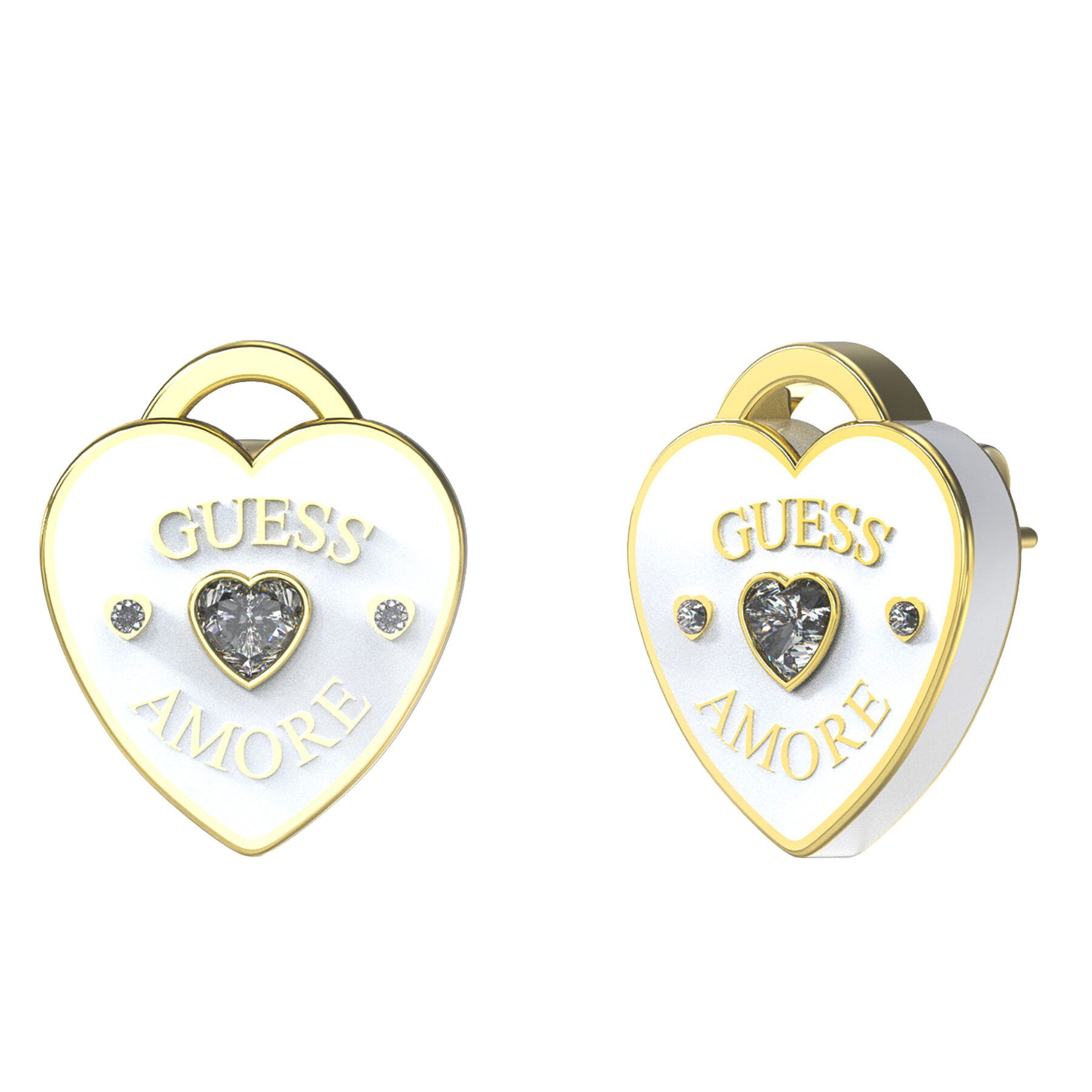 Fülbevaló Guess JUBE05 054JW Arany