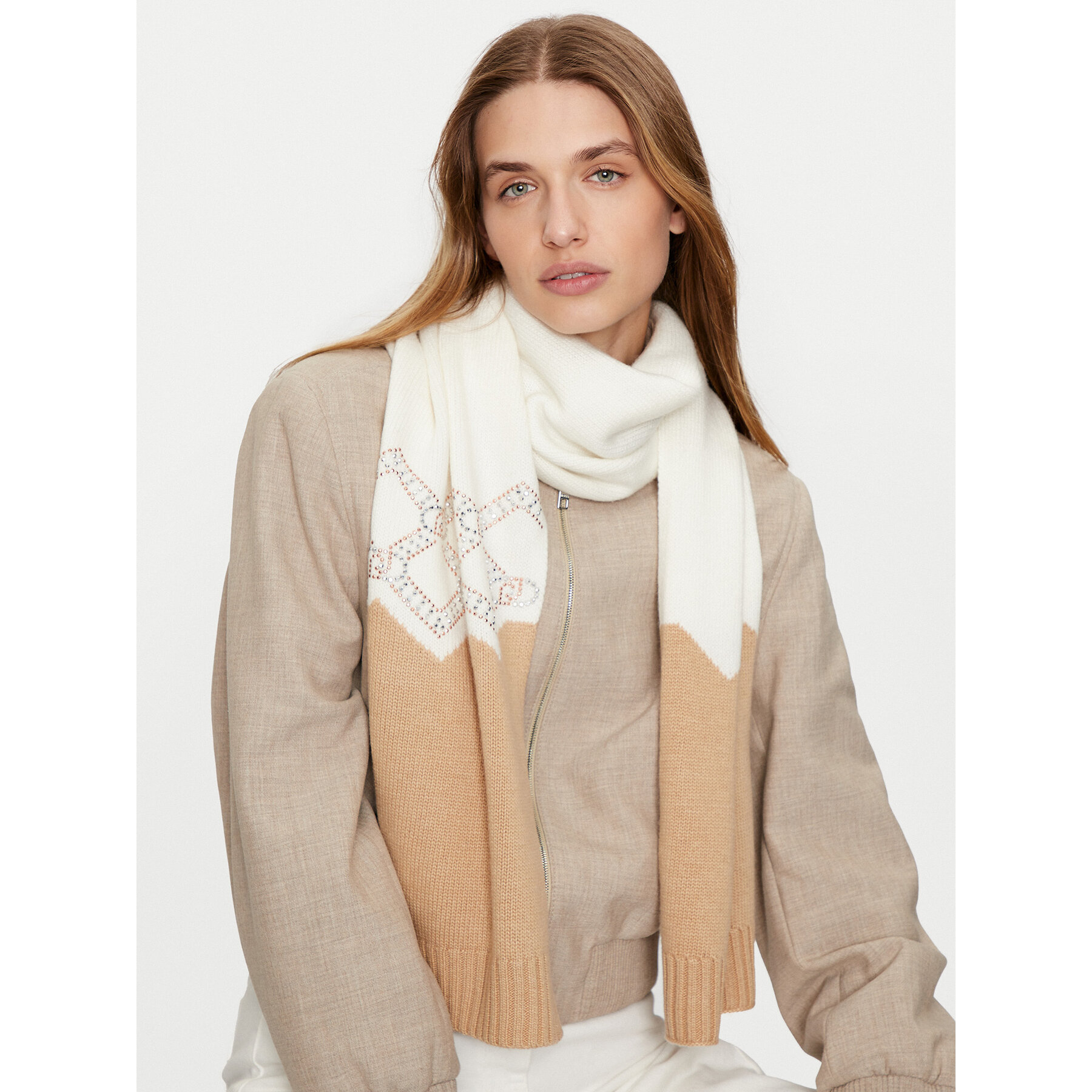 Fular Liu Jo TF4298 MS55L Bej