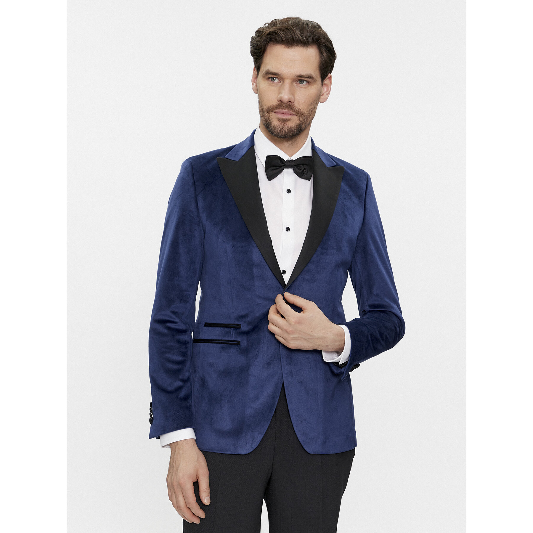 KARL LAGERFELD Sakko 155270 541009 Dunkelblau Slim Fit