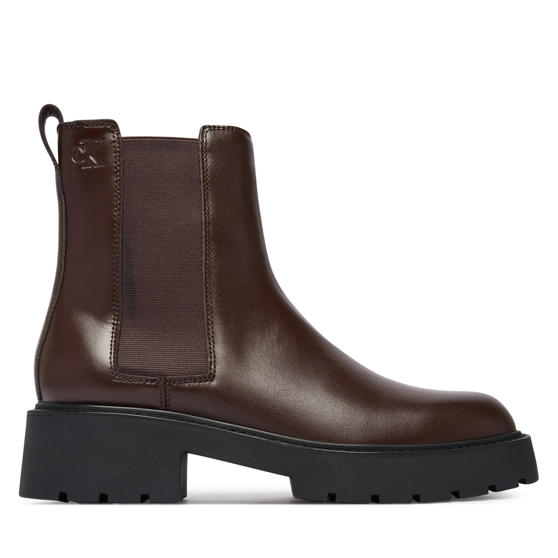 Ghete Jodhpur Calvin Klein Chunky Chelsea Boot Pol Lth HW0HW03267 Negru