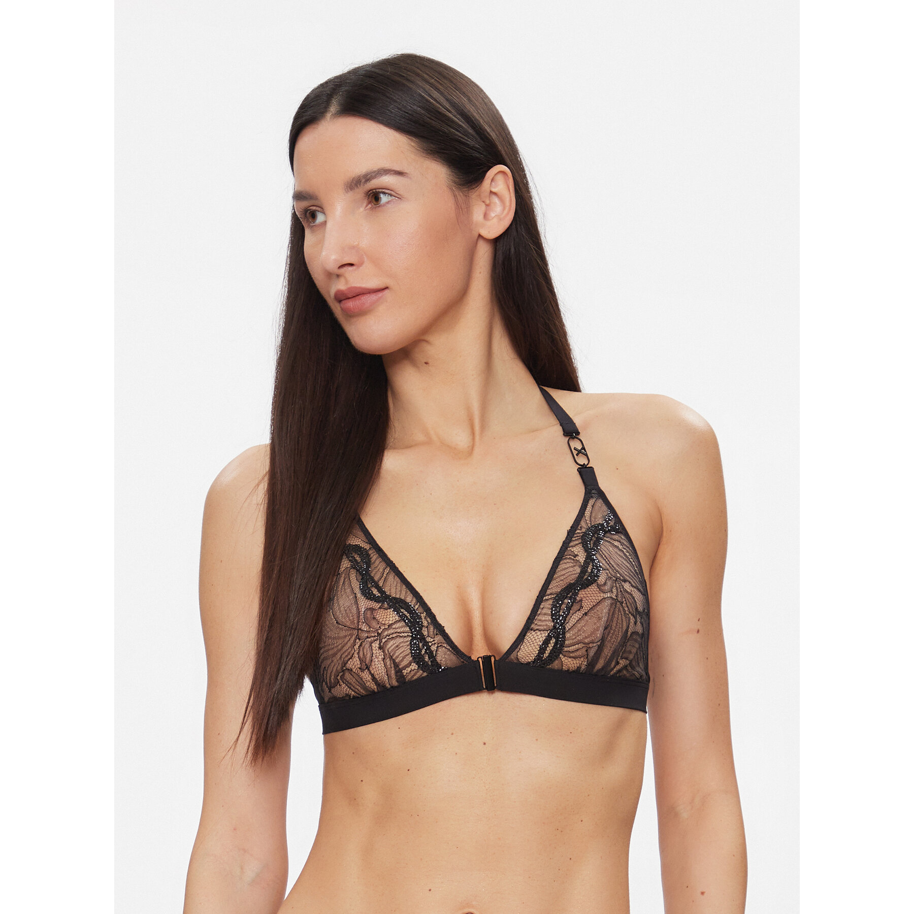 Chantelle X Bralette melltartó Xtravagant C06GPF Fekete