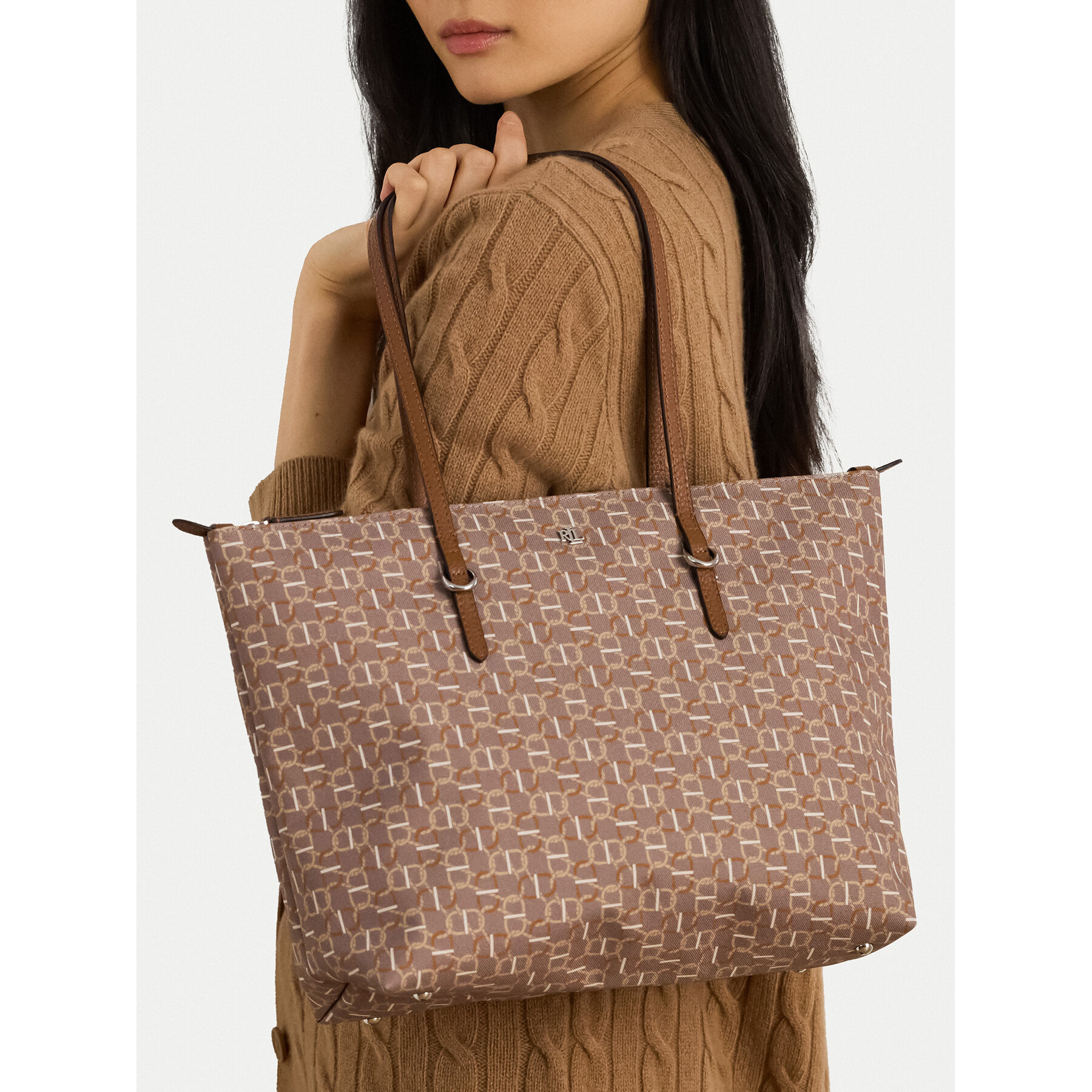 Дамска чанта LAUREN RALPH LAUREN 431916737039 Кафяв