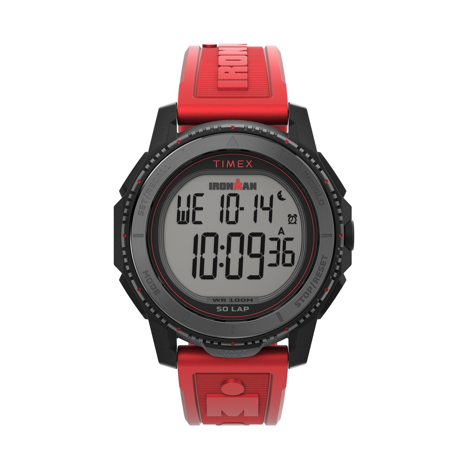 Hodinky Timex Ironman Digital Adrenaline TW5M57900 Červená