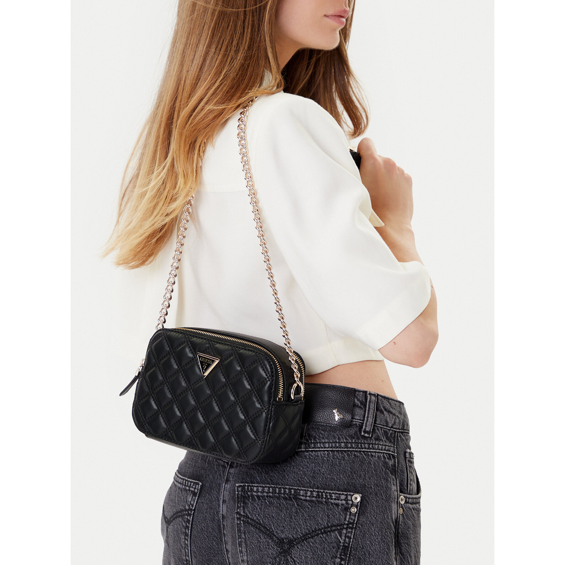 Дамска чанта Guess Giully II HWQG96 73140 Черен