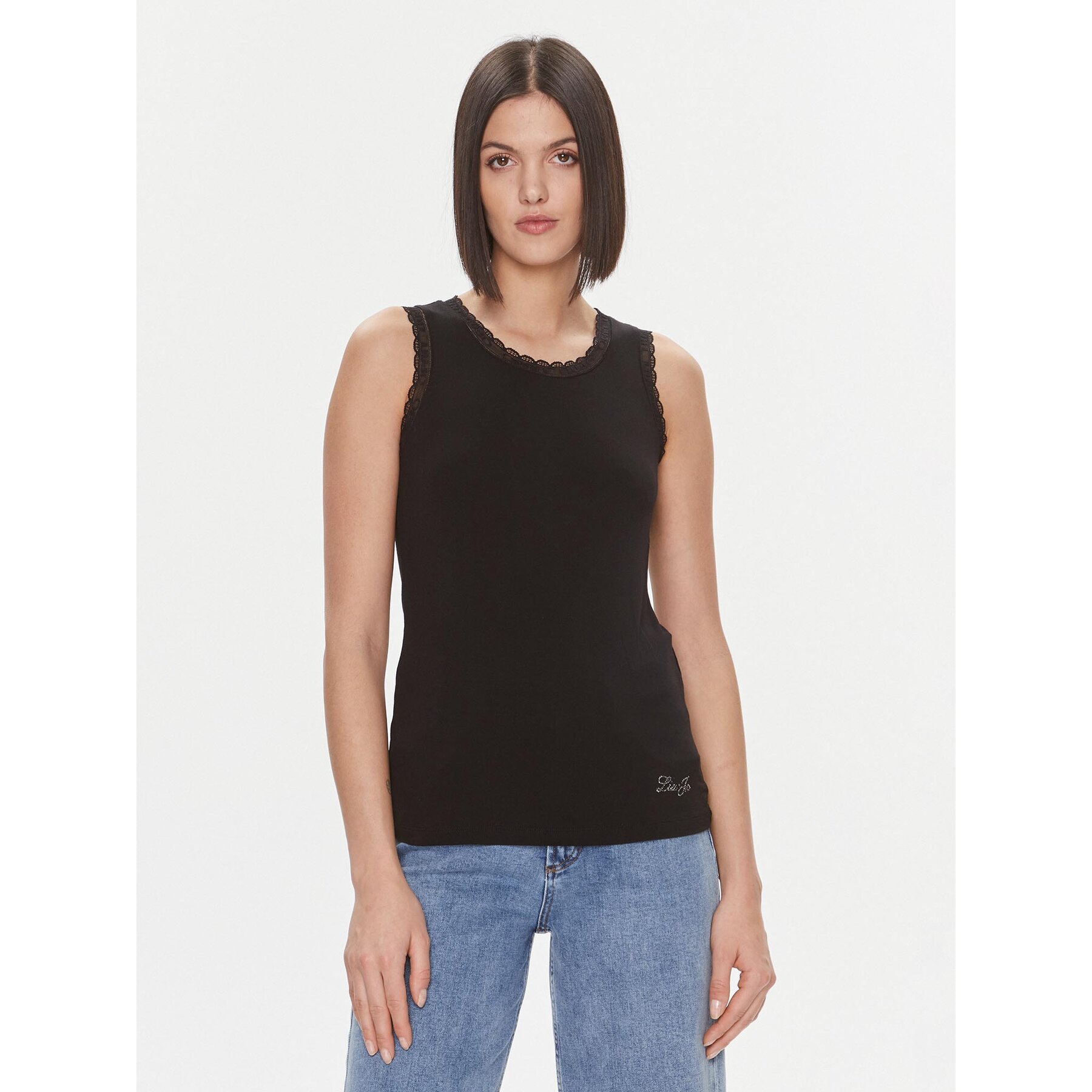 Liu Jo Top 5F3117 J5360 Negro Regular Fit