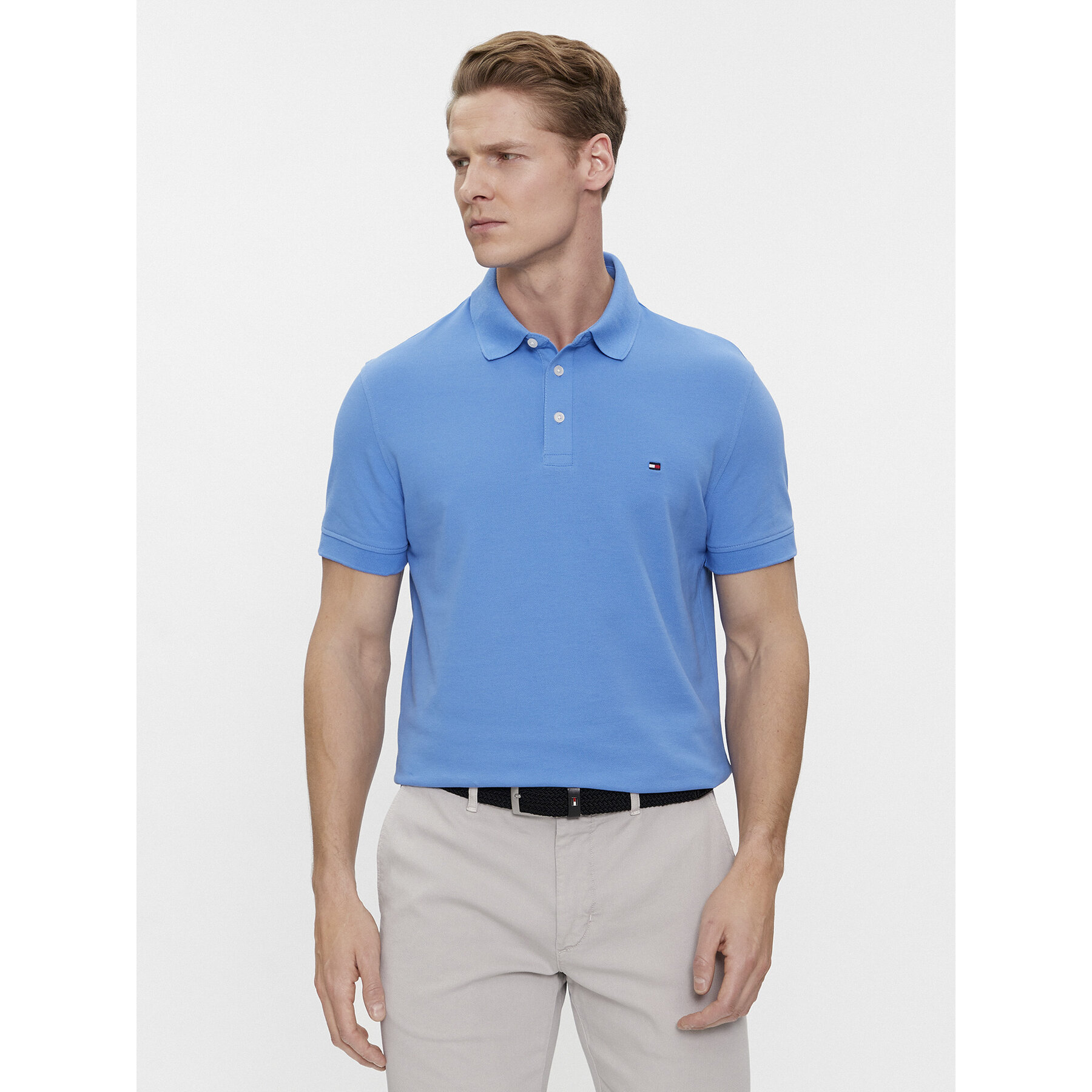 Tommy Hilfiger Pólóing 1985 MW0MW17771 Kék Slim Fit