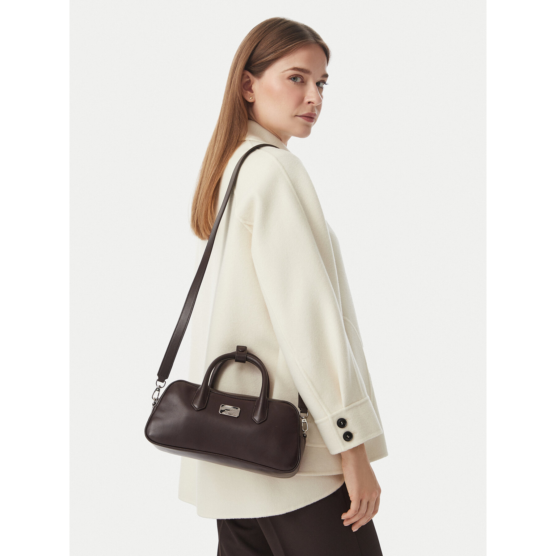 Geantă Emporio Armani EW003824 AF32959 Gri