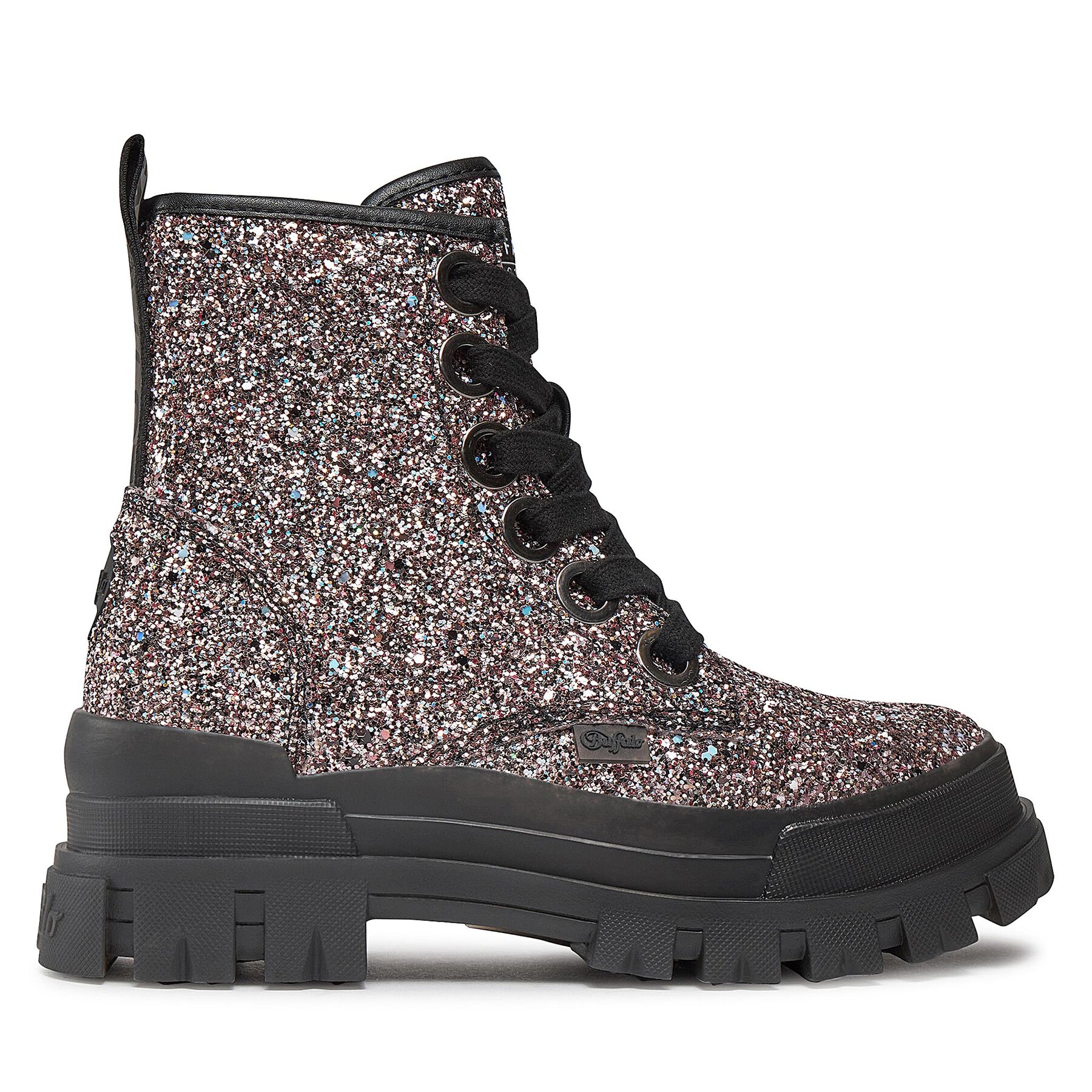 Damskie Trapery Buffalo, Rozmiar 36 Kolorowy Aspha Lace Up Hi 1622312