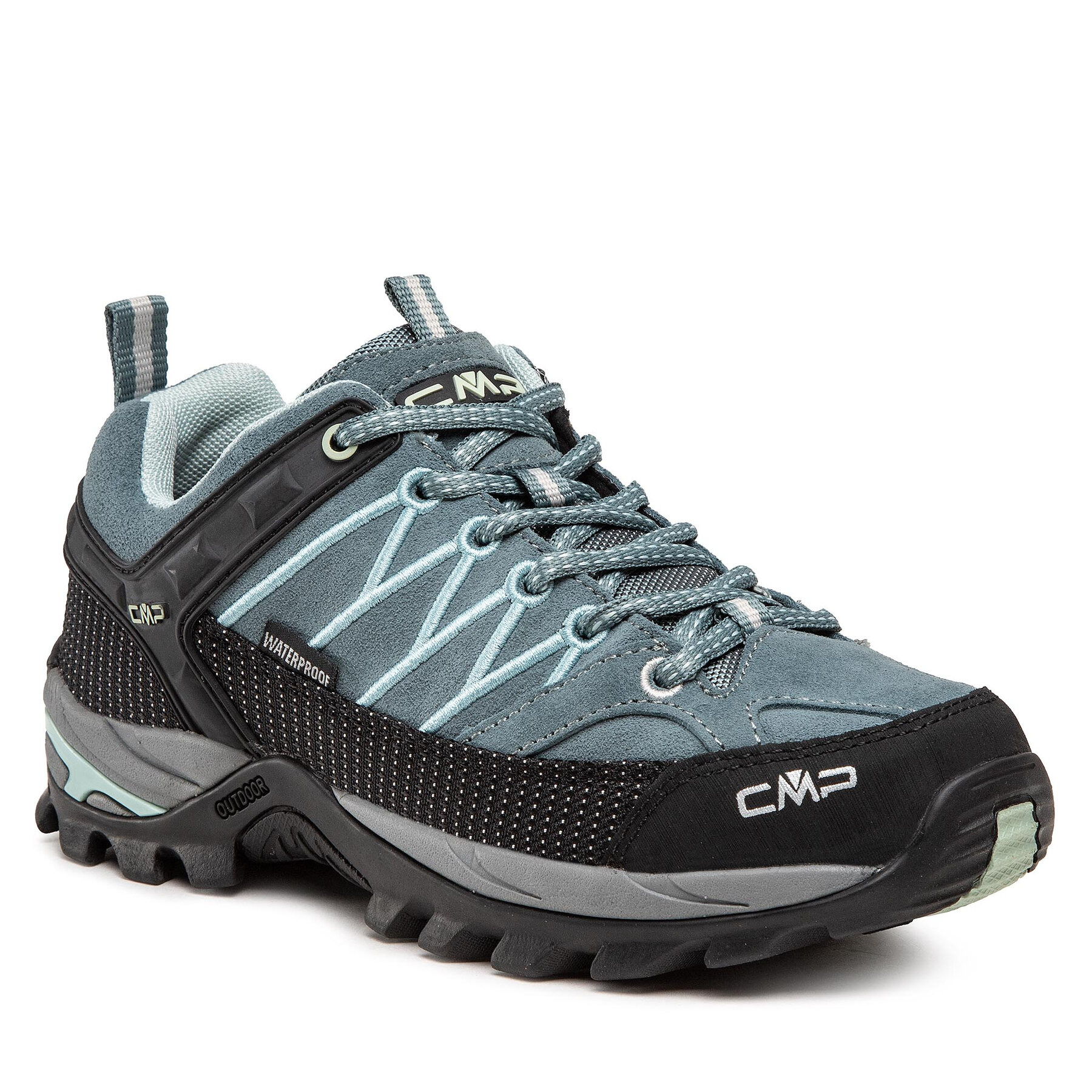 Trekking CMP Rigel Low Wmn Trekking Shoes Wp 3Q13246 Zelena