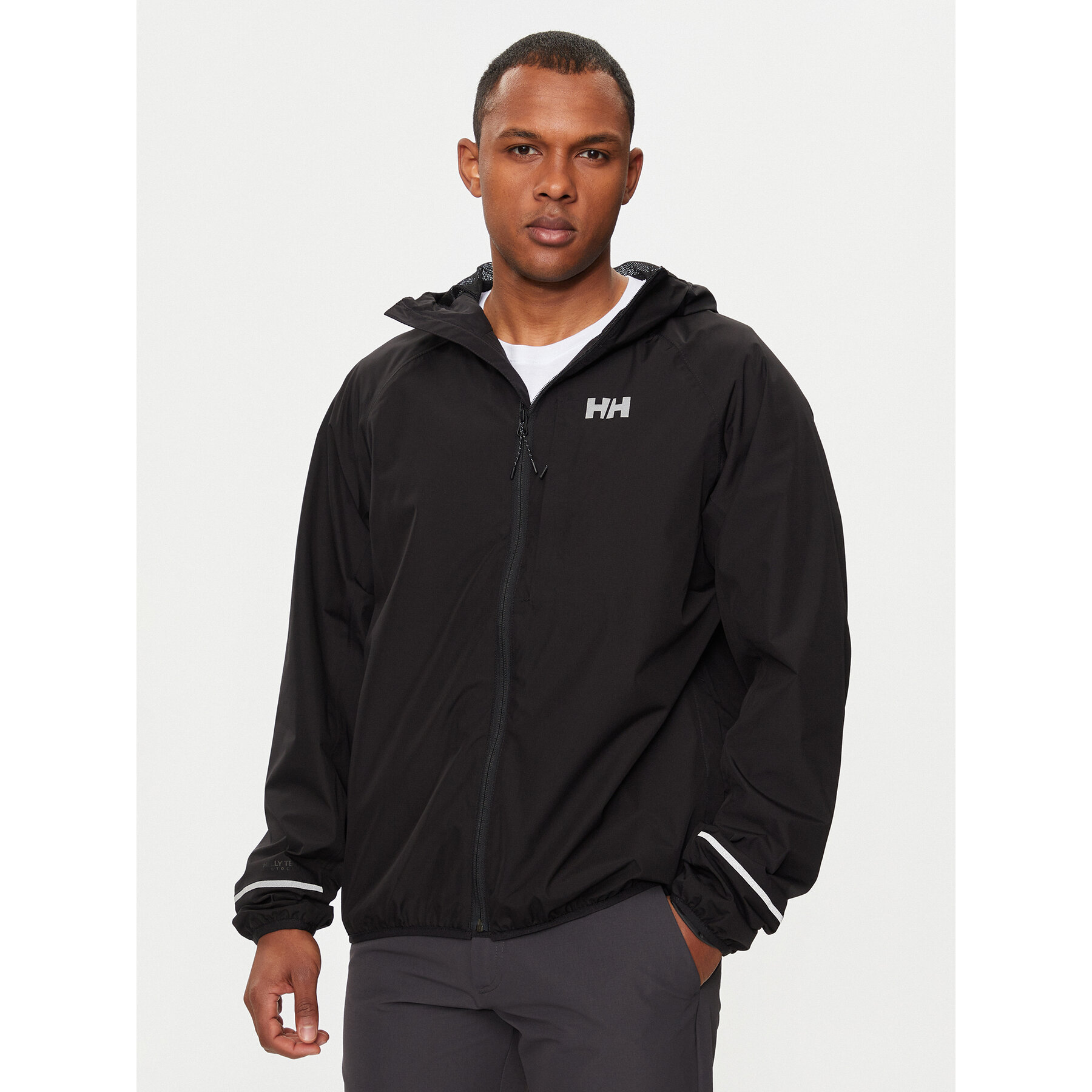 Helly Hansen Regenjacke Fast Hellytech Jacket 53974 Schwarz Regular Fit