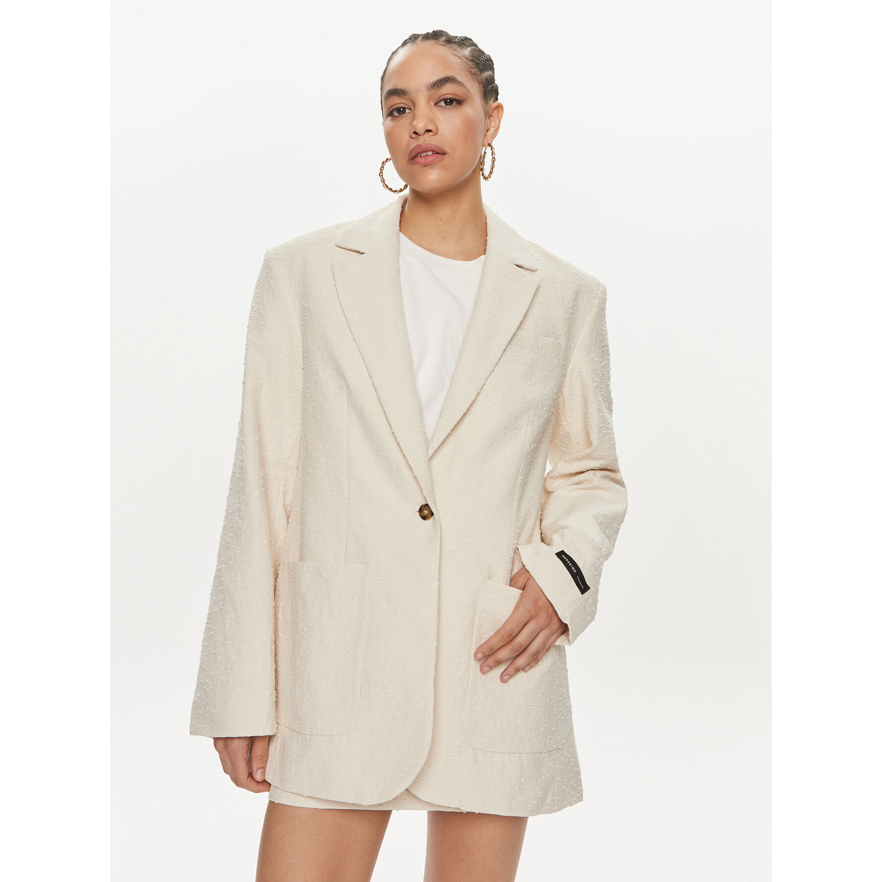 Herskind Sakko Leo 5108994 Écru Regular Fit