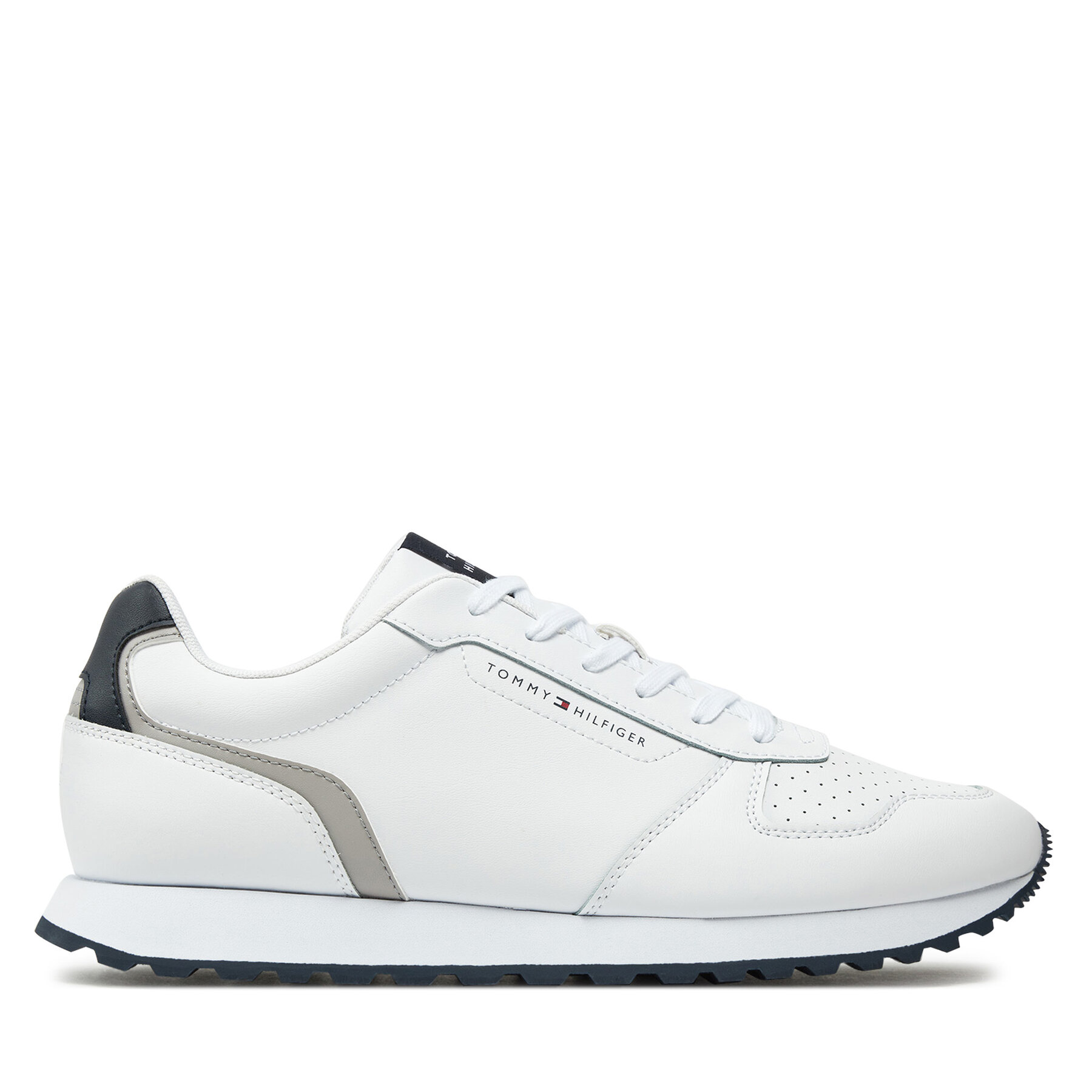 Αθλητικά Tommy Hilfiger New Runner Eva Mix Lth Flag FM0FM05453 Λευκό