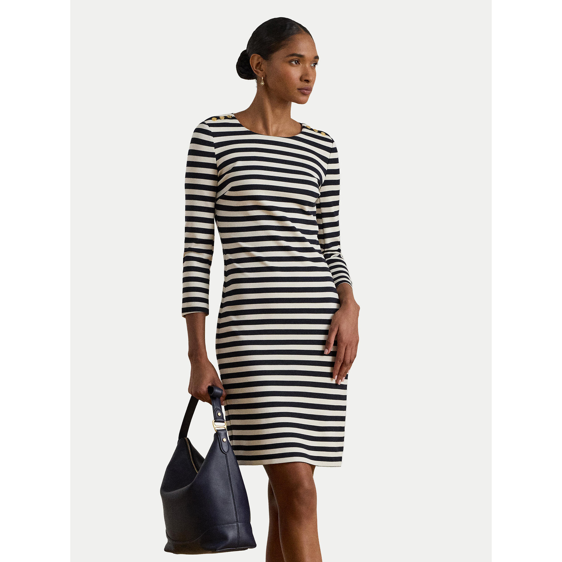 LAUREN RALPH LAUREN Kleid für den Alltag 200P03678001 Dunkelblau Regular Fit