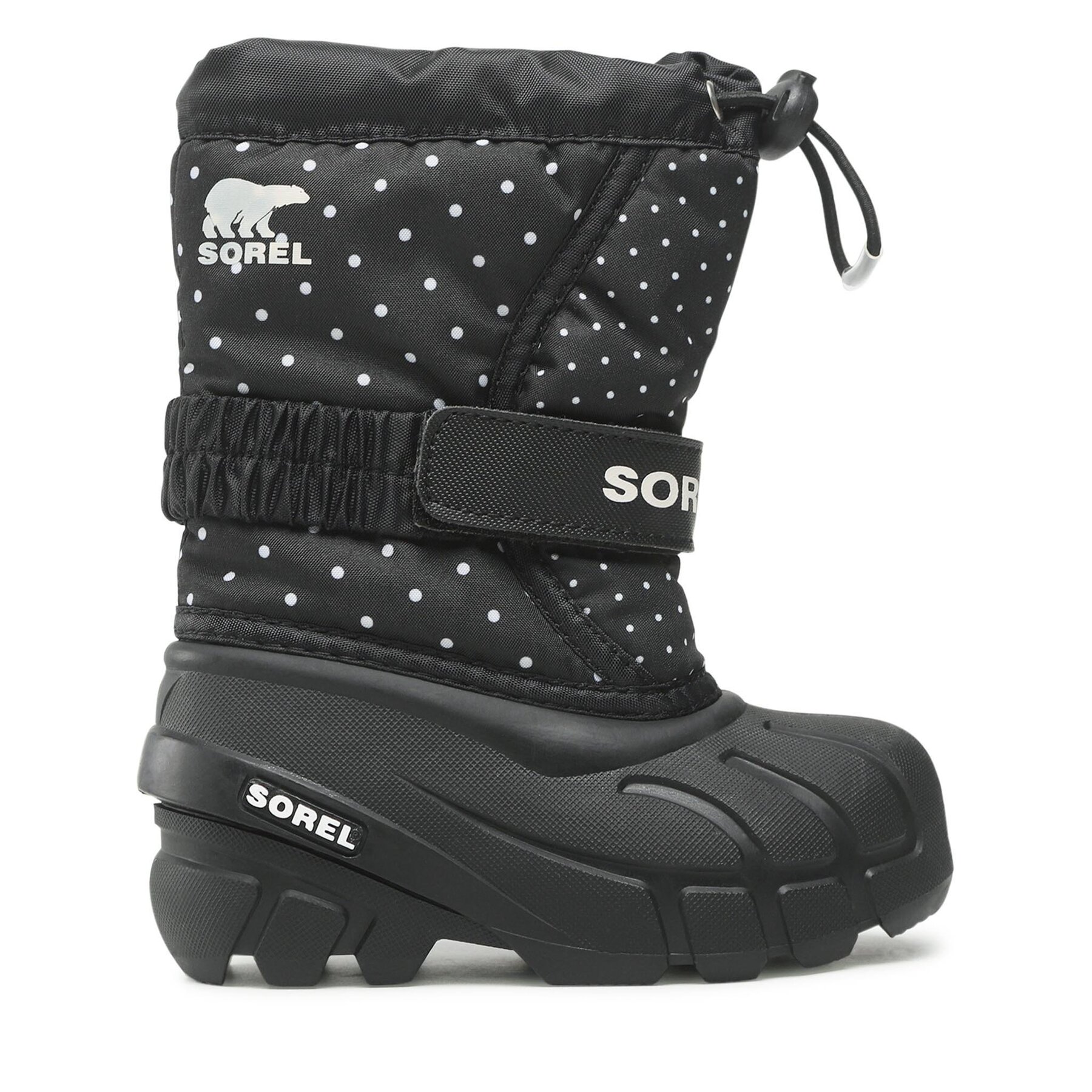 Cizme de zăpadă Sorel Childrens Flurry Print NC3503-010 Negru