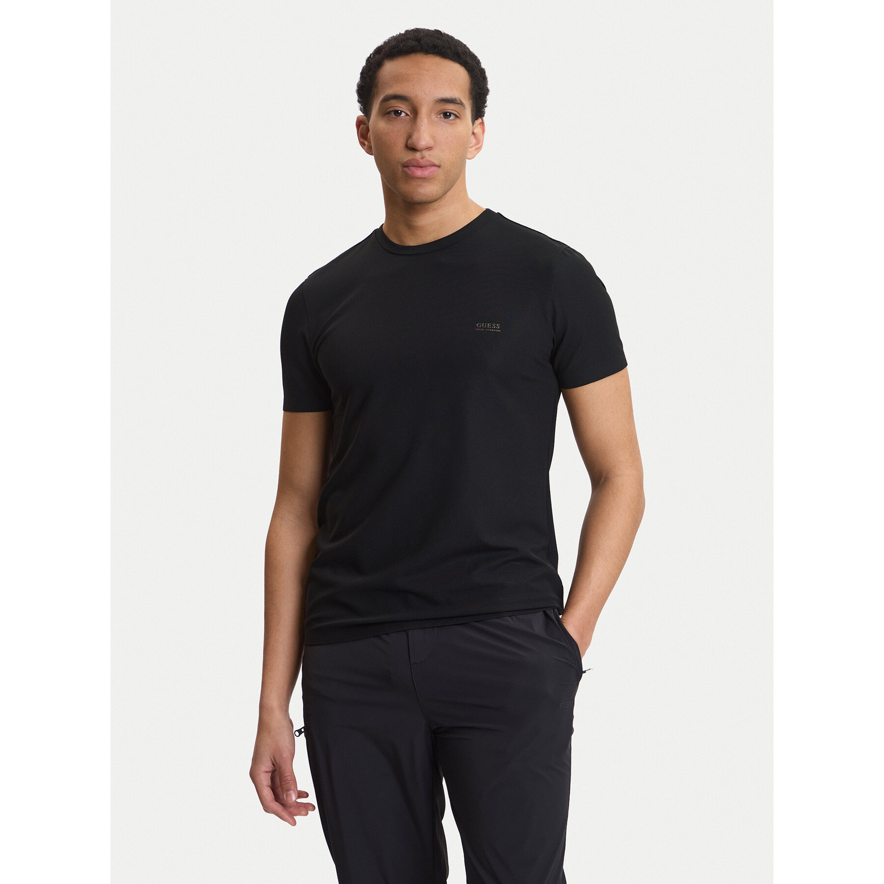 Guess Póló M6RI19 KD202 Fekete Regular Fit