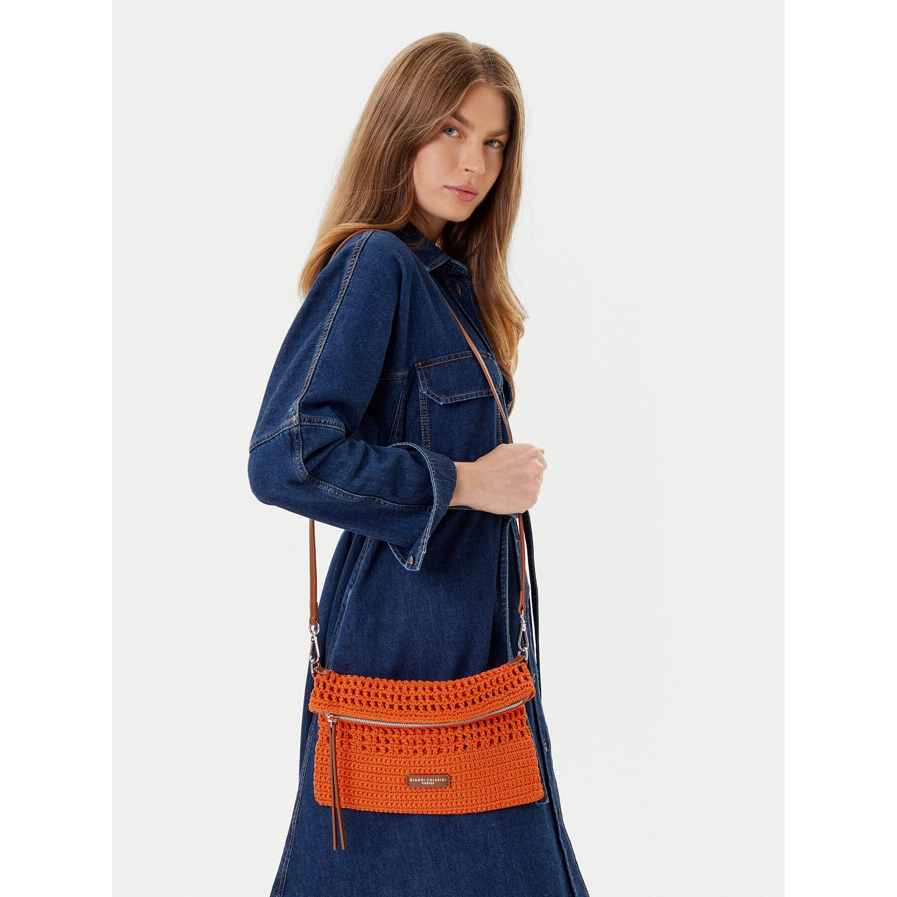 Kabelka Gianni Chiarini Victoria BS 11580 SMCRH Koralová