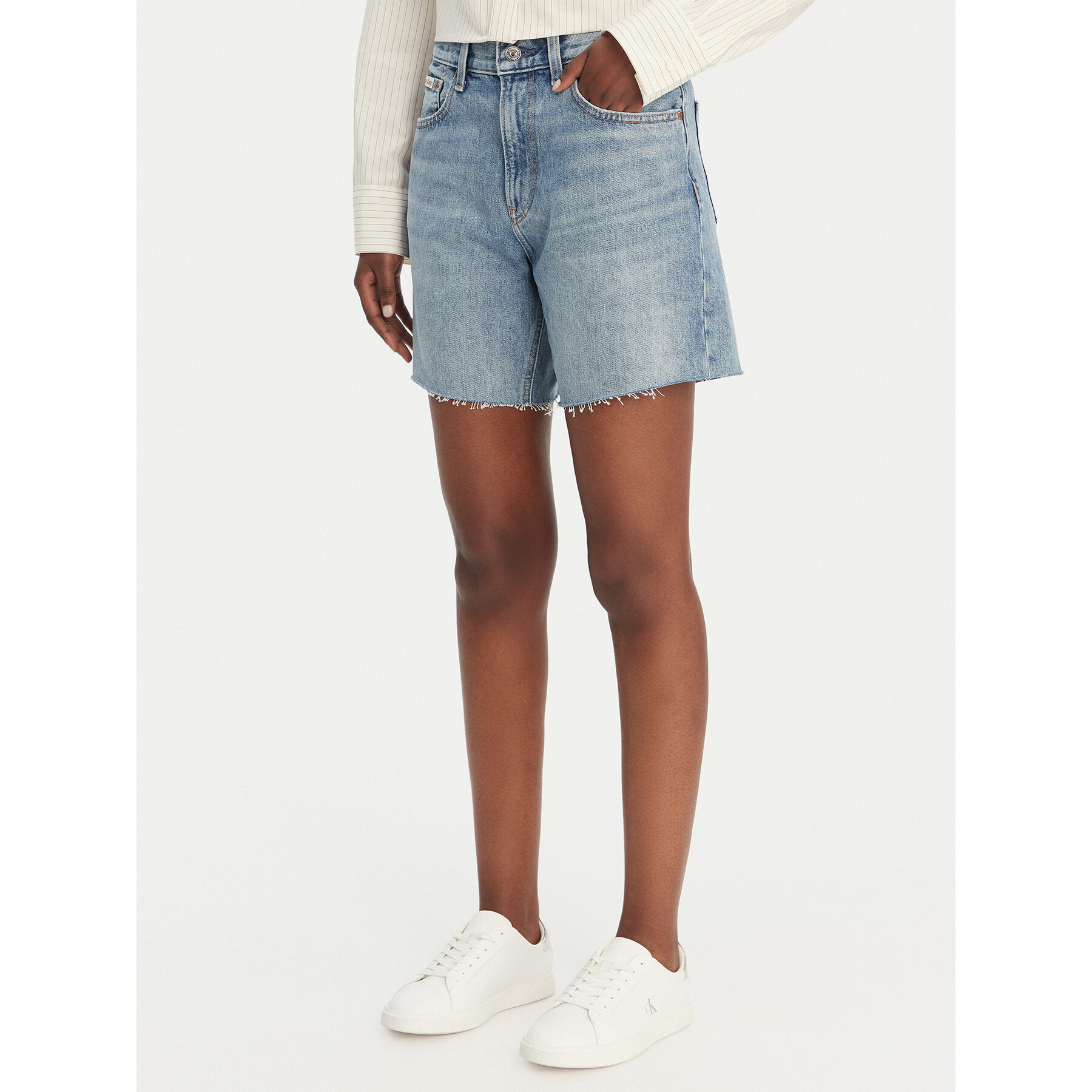 Calvin Klein Jeans Jeansshorts LV047F774G Blau Regular Fit
