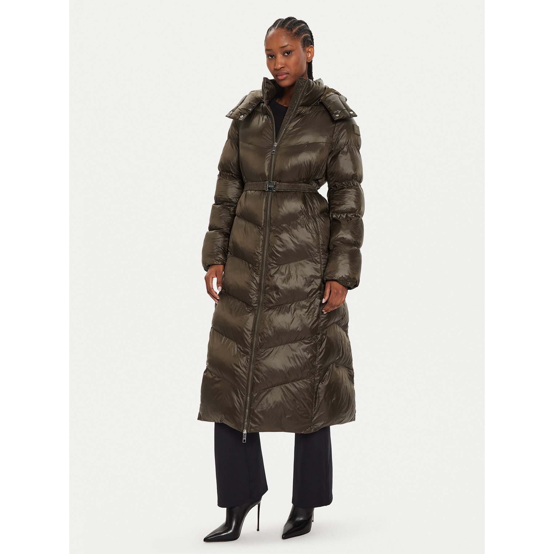 BOSS Winterjacke Pamaxi3 50524624 Grün Regular Fit