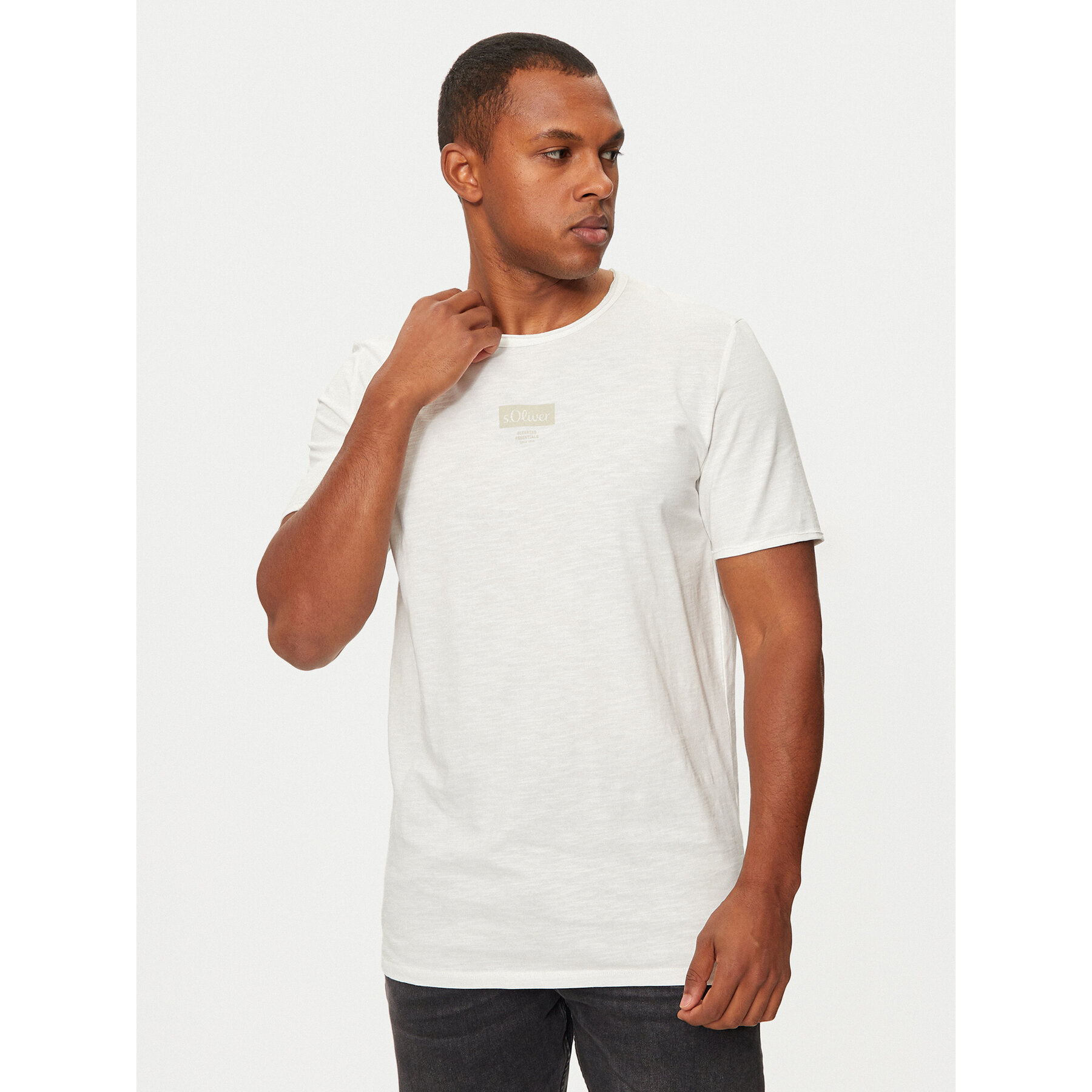 s.Oliver T-shirt 2150054 Bianco Regular Fit