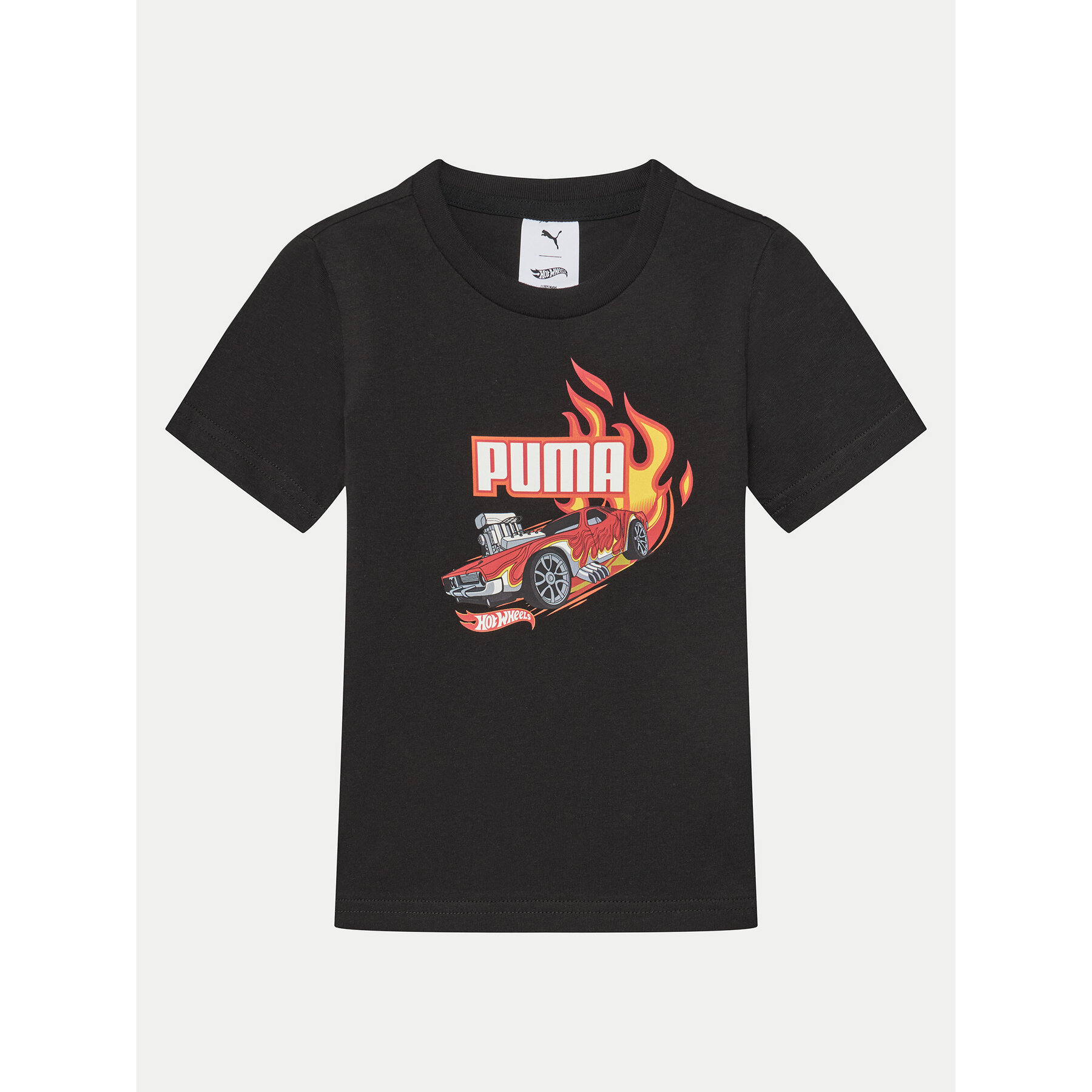 Puma T-Shirt Hot Wheels 630069 Μαύρο Regular Fit