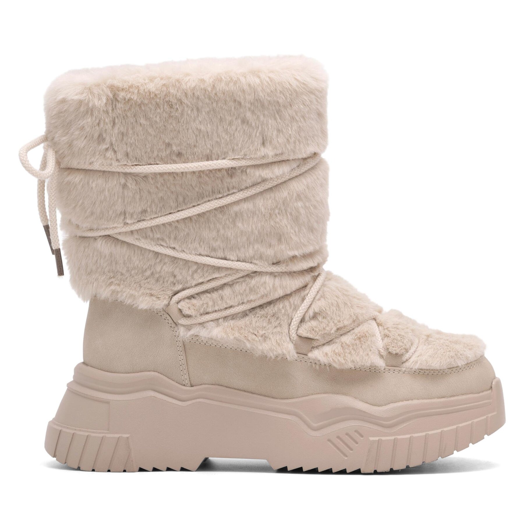 Botas de nieve DeeZee NELA WS6009-01 Beis