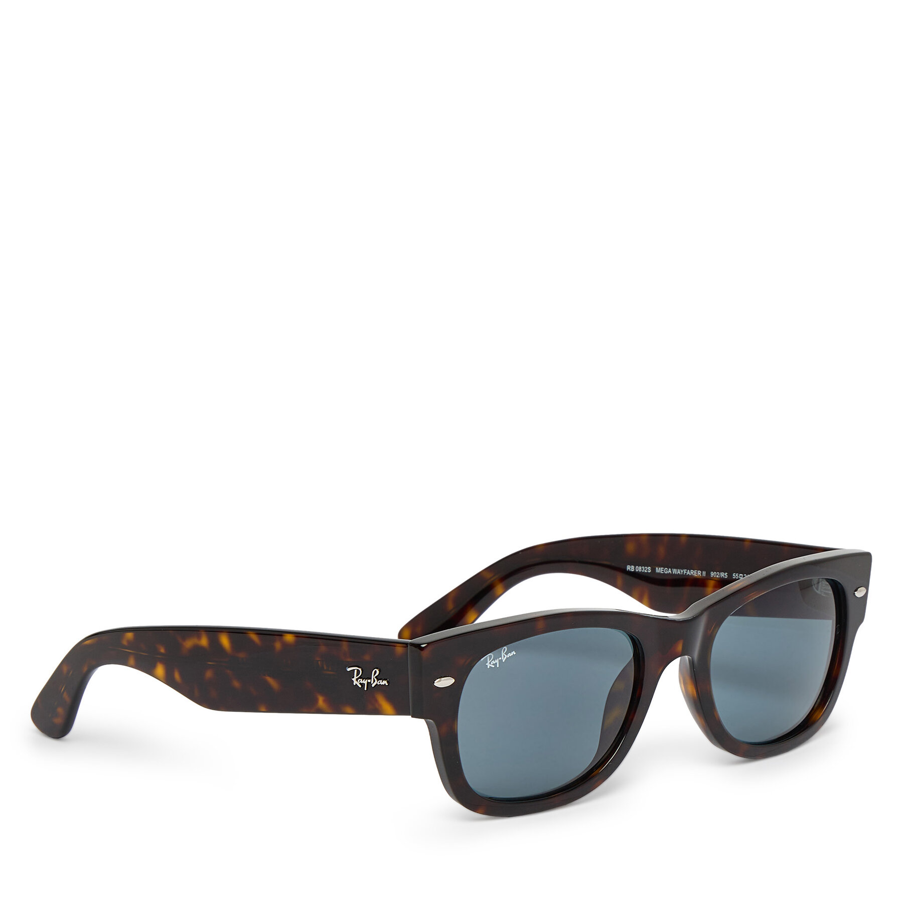 Occhiali da sole Ray-Ban Mega Wayfarer II 0RB0832S 902/R5 Marrone