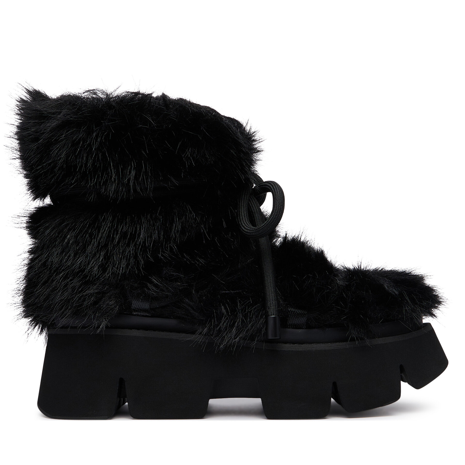 Апрески United Nude Stomper Fur Boot 1104801120 Черен