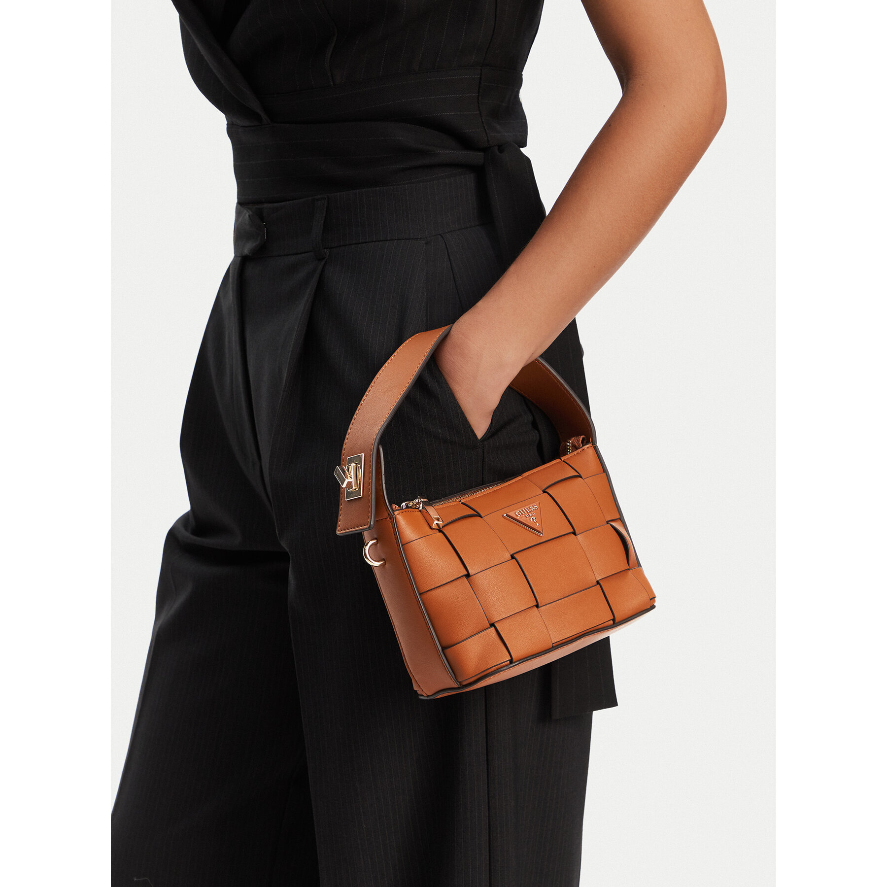 Torbica Guess Maylee Mini HWWG96 61720 Smeđa