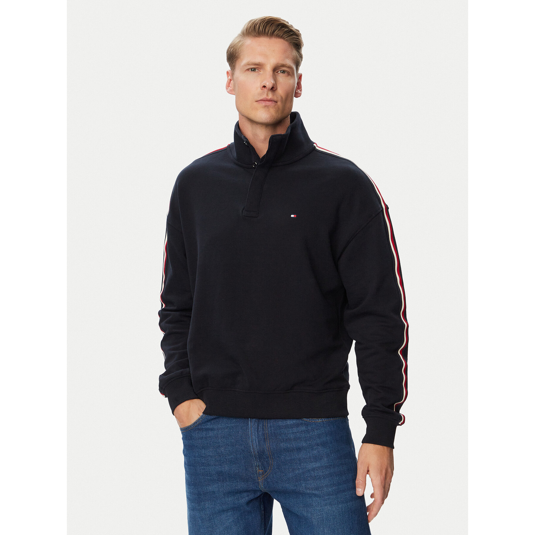 Tommy Hilfiger Sweatshirt UM0UM03942 Dunkelblau Regular Fit