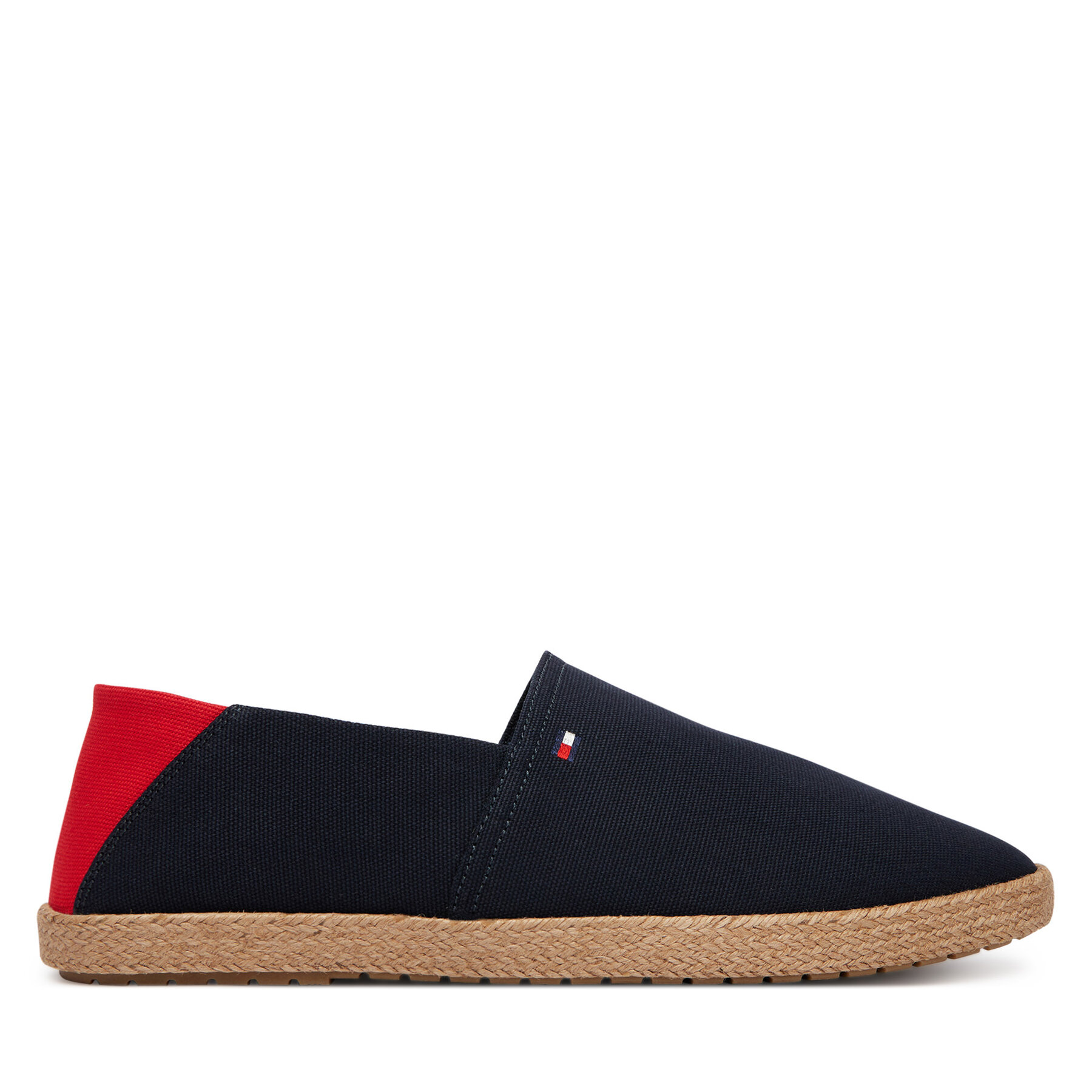 Espadrile Tommy Hilfiger Core Hilfiger Espadrille Textile FM0FM05792 Mornarsko modra