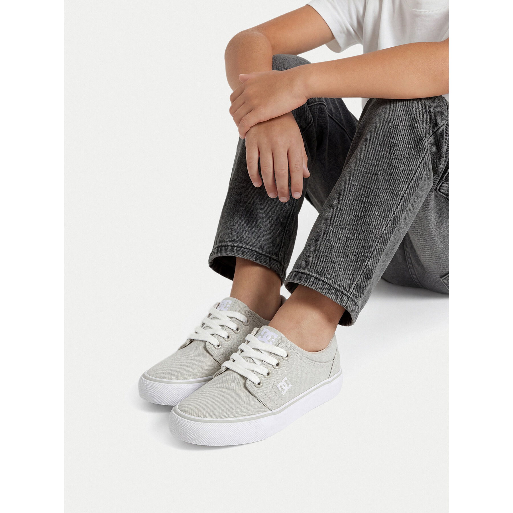 Tenis superge DC Shoes CEOWB-LEA-ZL-DC001-CH Siva