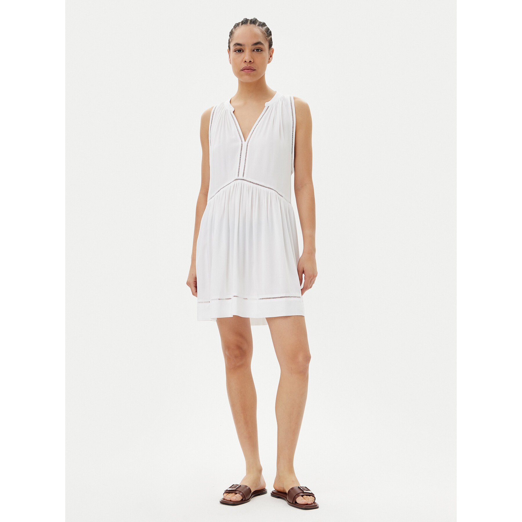 Seafolly Sommerkleid Beach Basics 52931-DR Weiß Regular Fit