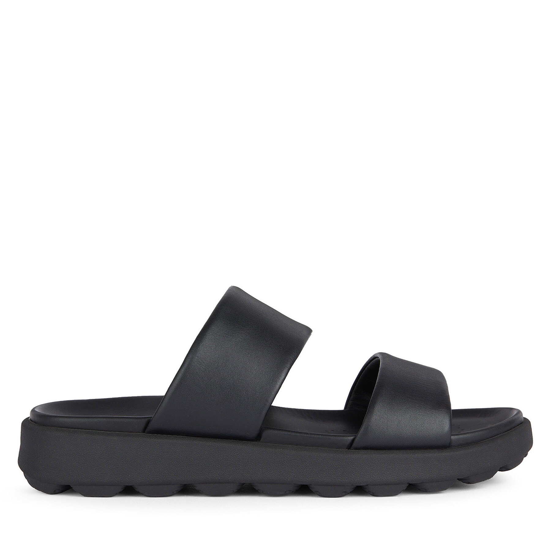 Herren Pantoletten Geox, Schuhgröße 46, Schwarz, U Spherica Ec6 U45GWA 00085 C9999