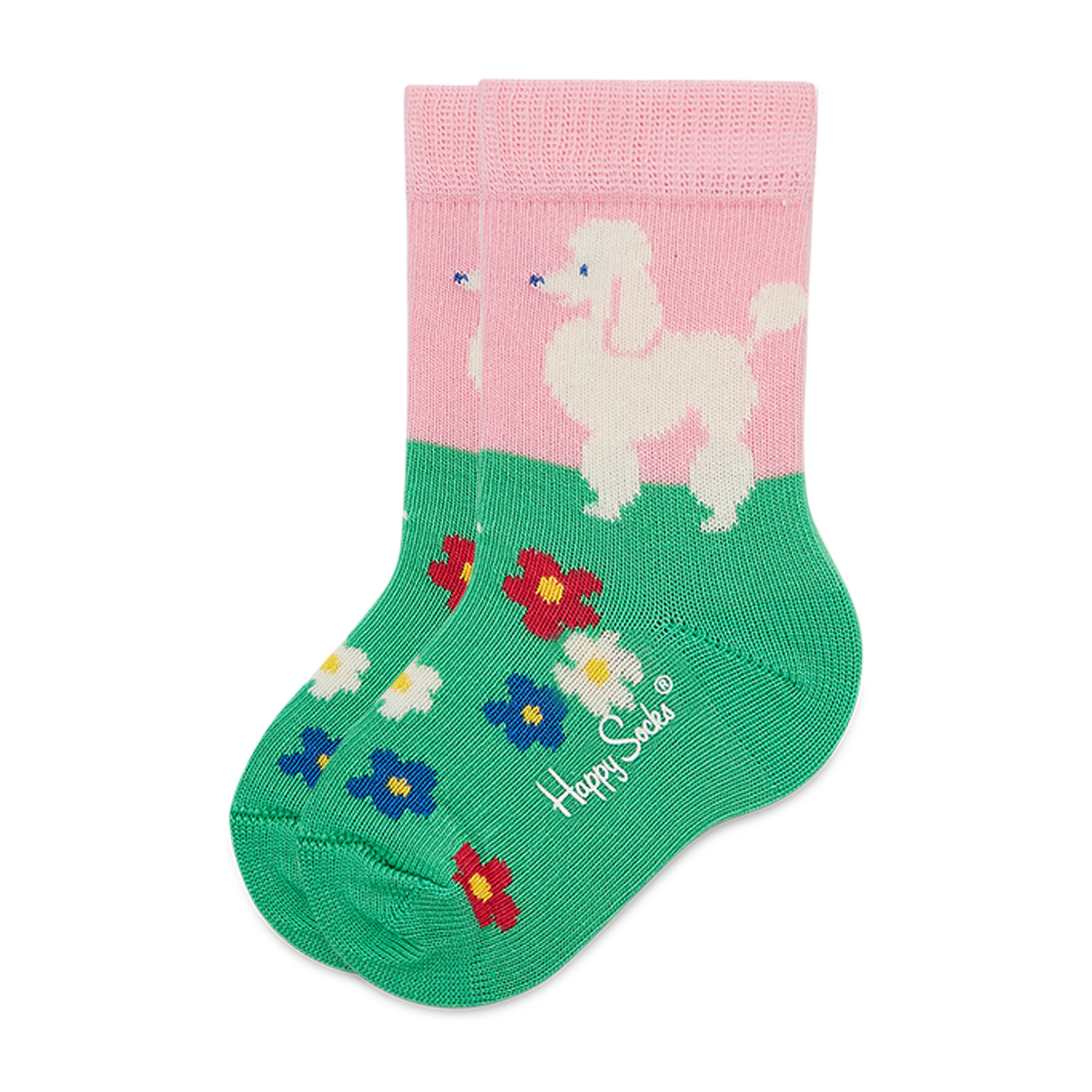 Otroške visoke nogavice Happy Socks KPDF01-7300 Pisana