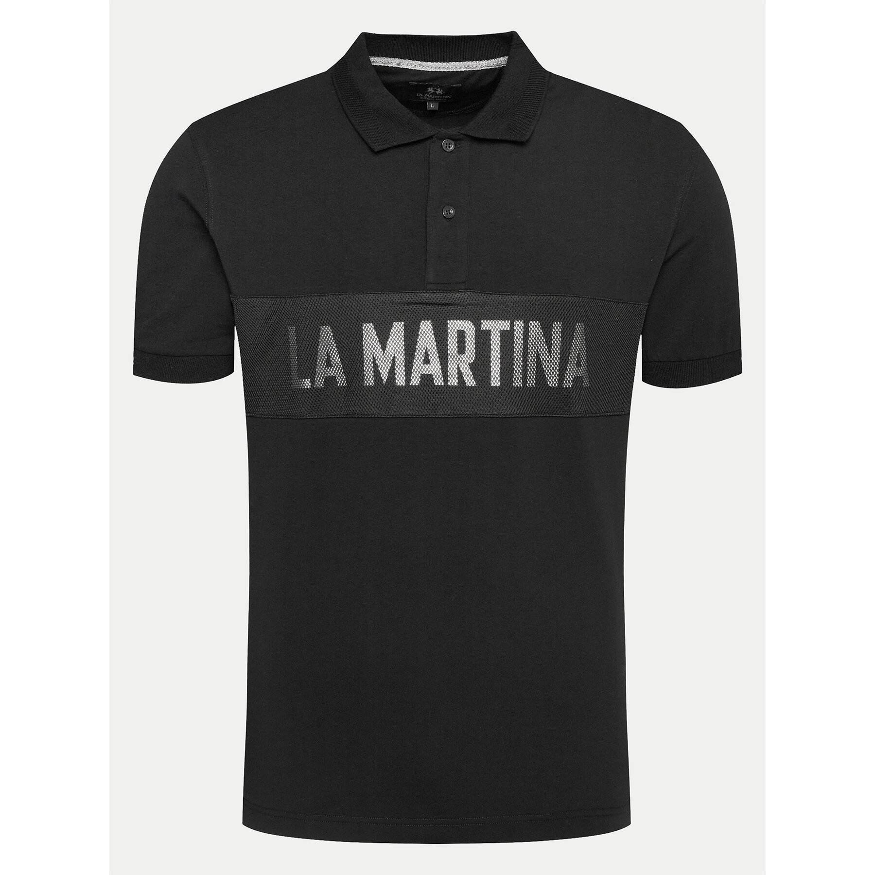La Martina La Martina Polo YMP310 JS324 Μαύρο Regular Fit