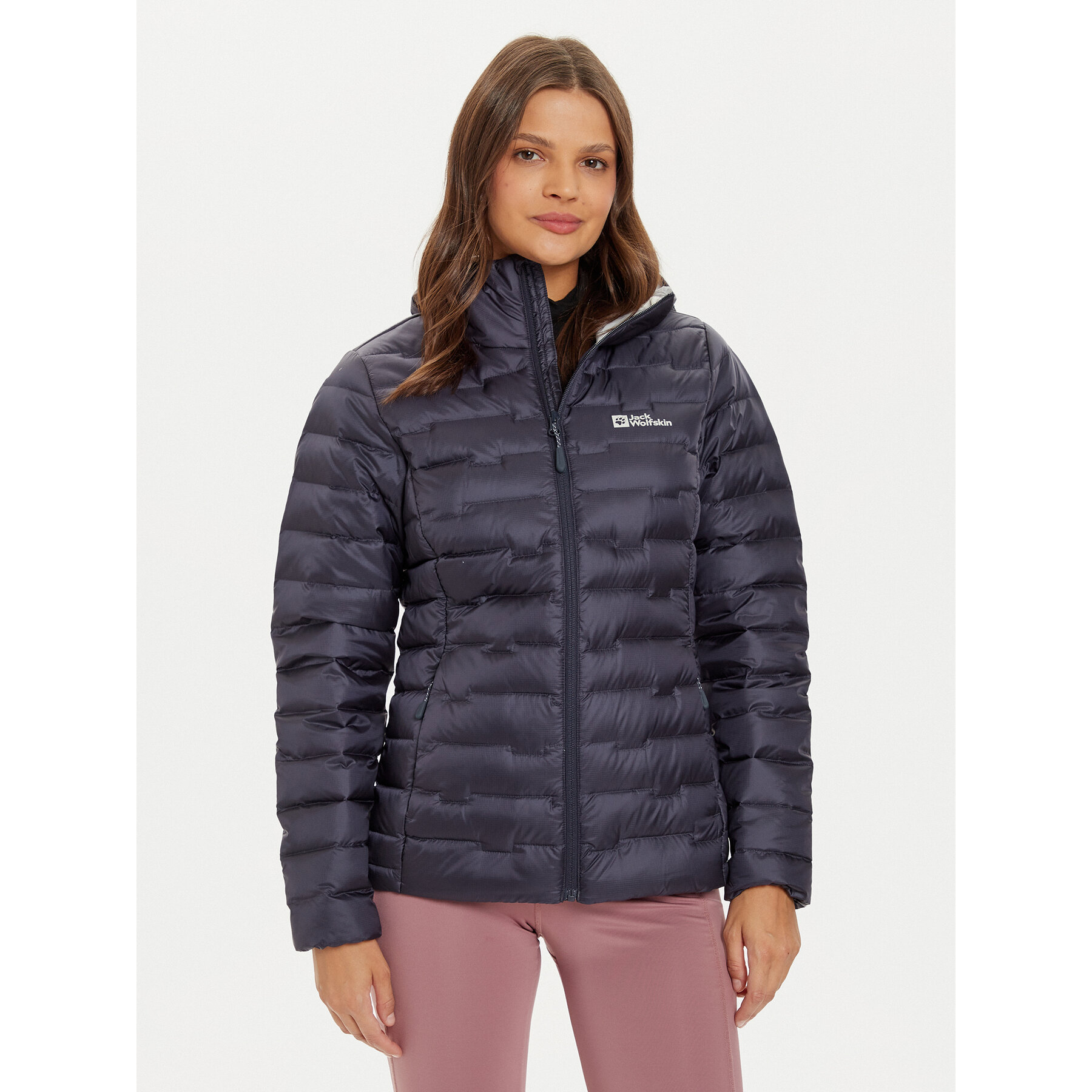Jack Wolfskin Daunenjacke Passamani A61833 Grau Regular Fit