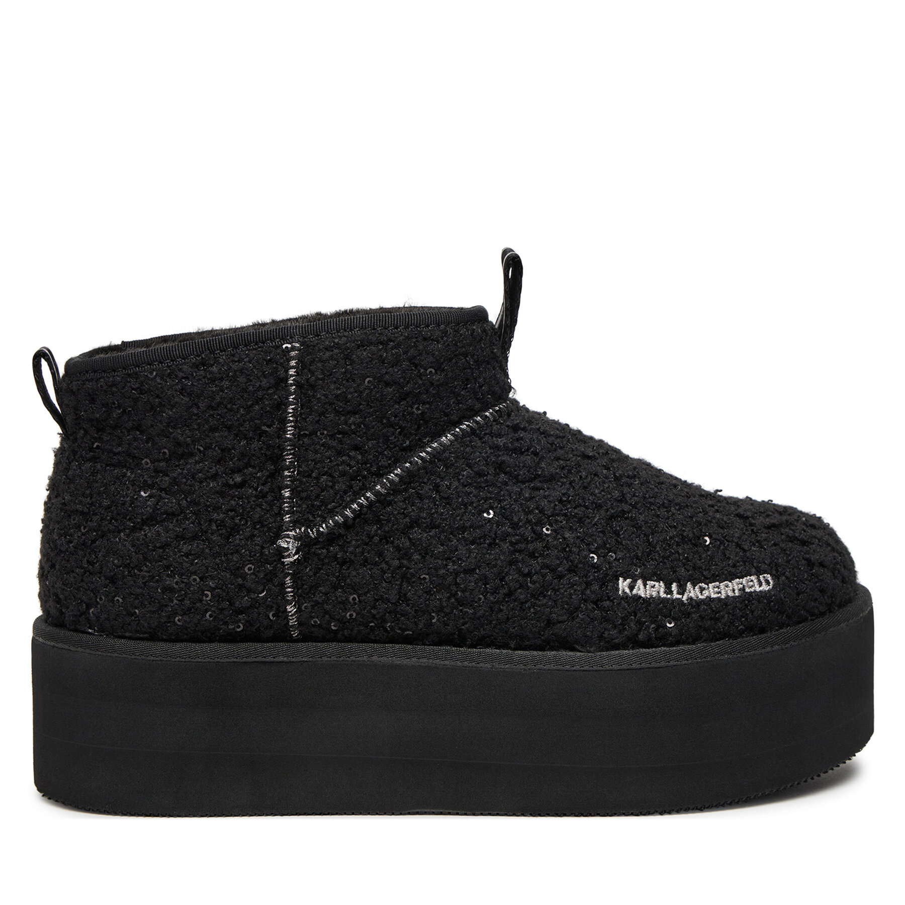 Īsie zābaki KARL LAGERFELD KL48522W Melns