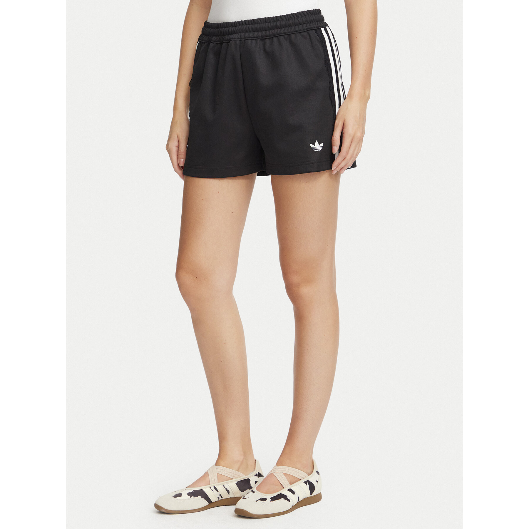 adidas Sportshorts Lace 3 Stripes LG4267 Schwarz Regular Fit
