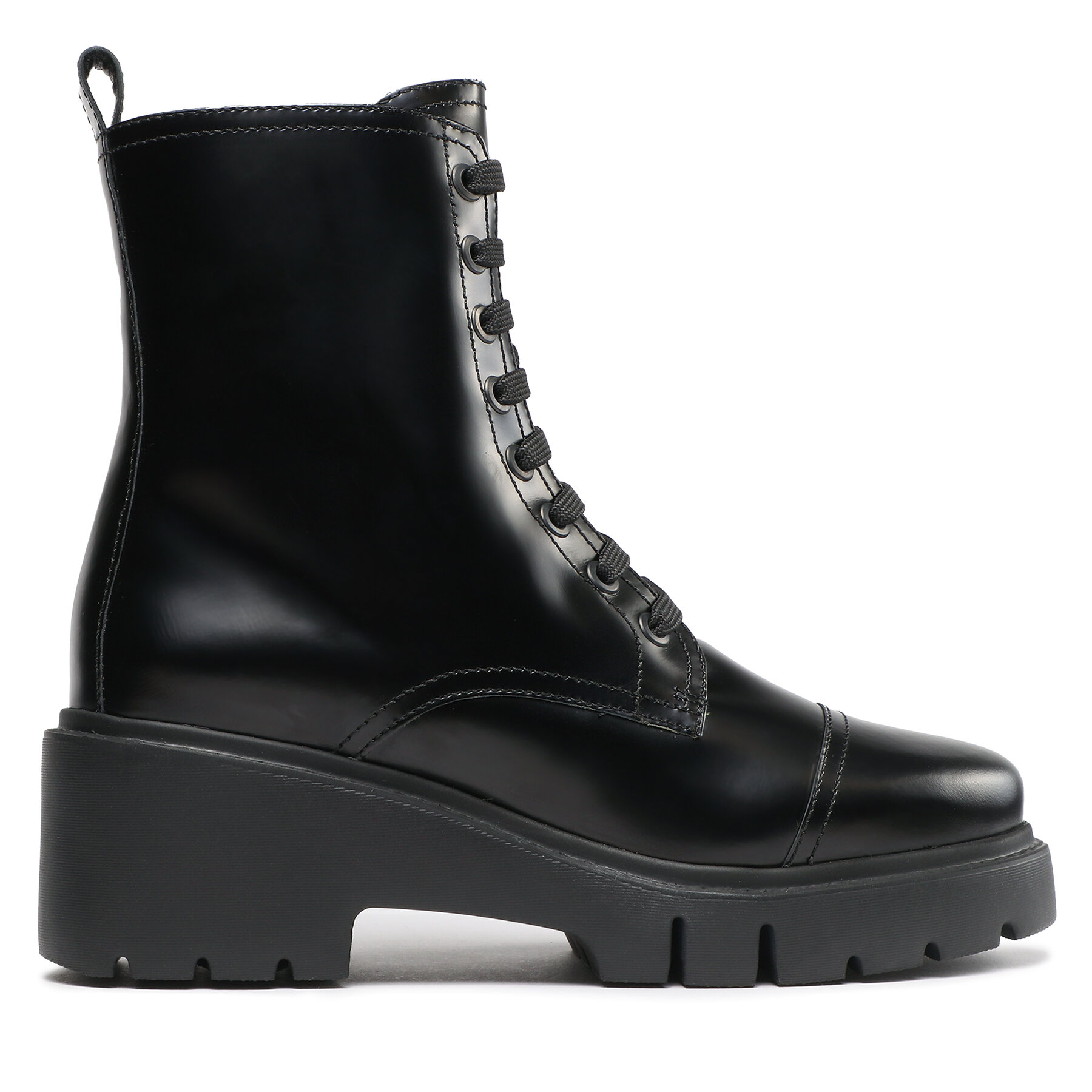 Botine Unisa Juliet Siv Negru