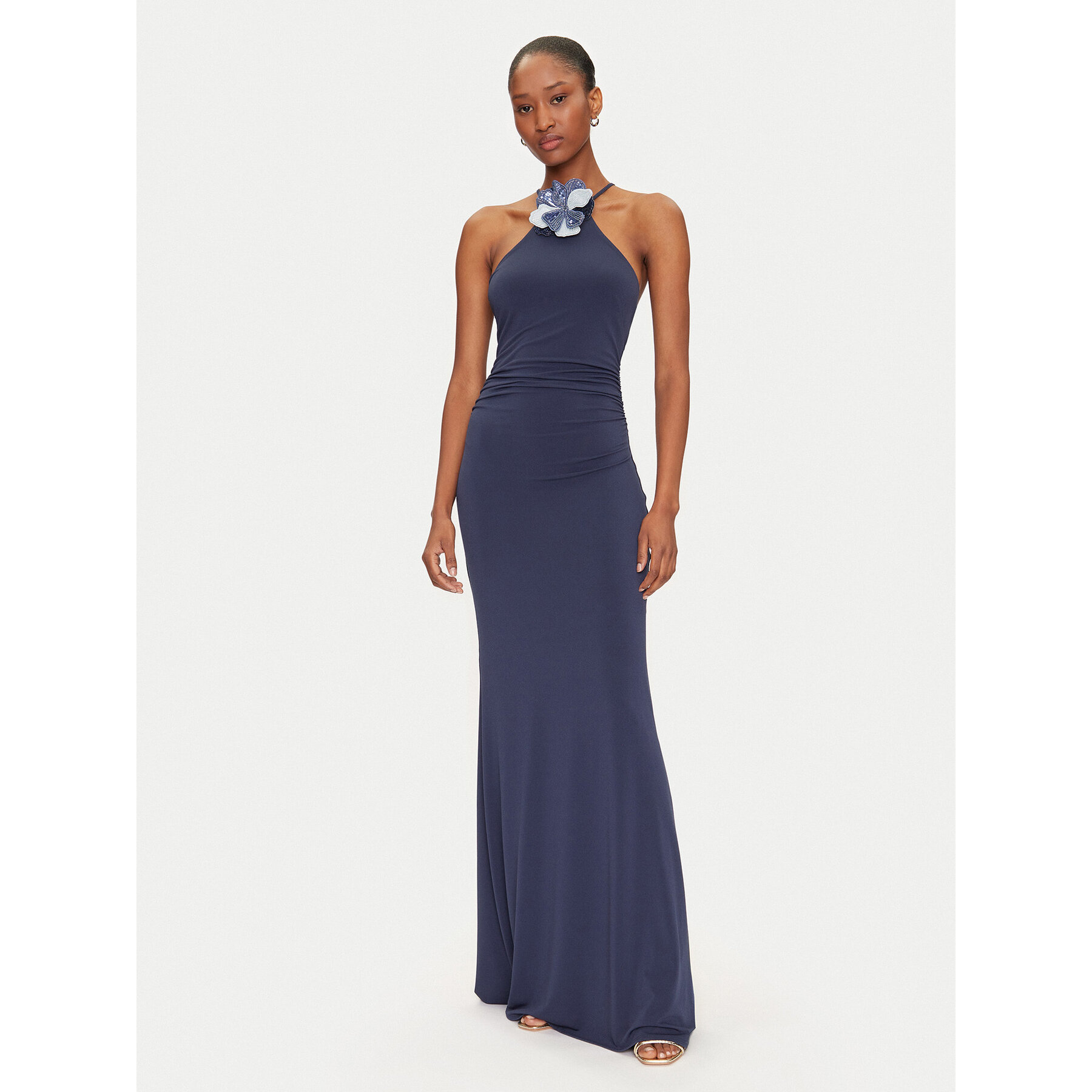 Guess Abendkleid W5GK95 KCVG2 Dunkelblau Slim Fit